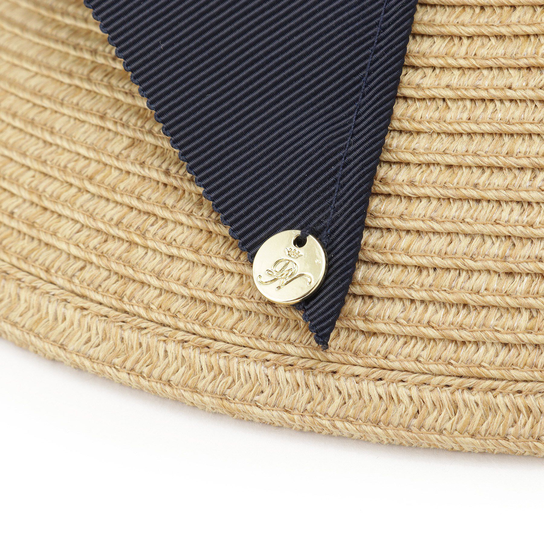 Dessin「【UVカット・洗える】グログランリボンハット」|ハット|