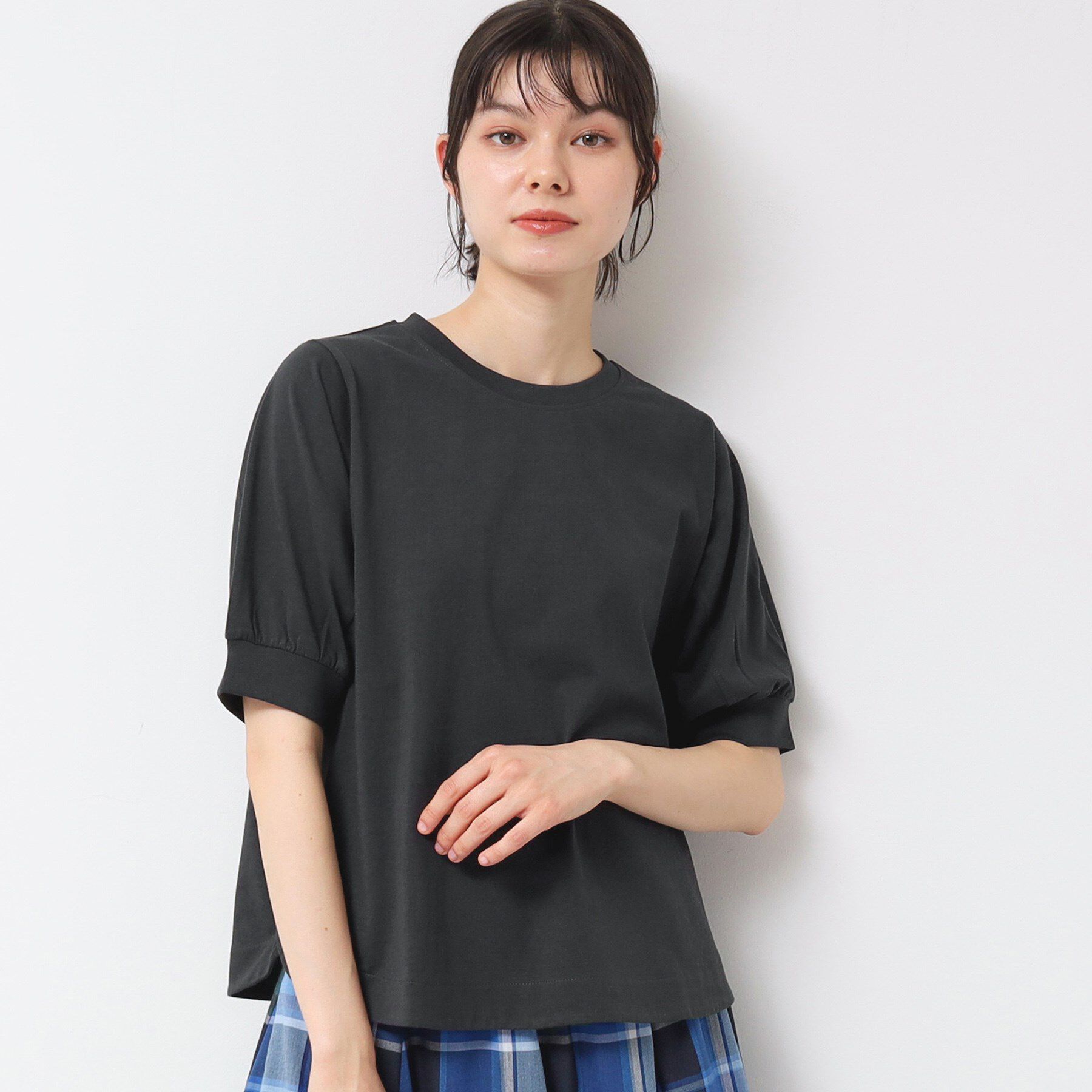 Dessin「【洗える】パフスリーブカットソー（XS～L）」|Tシャツ・カットソー|