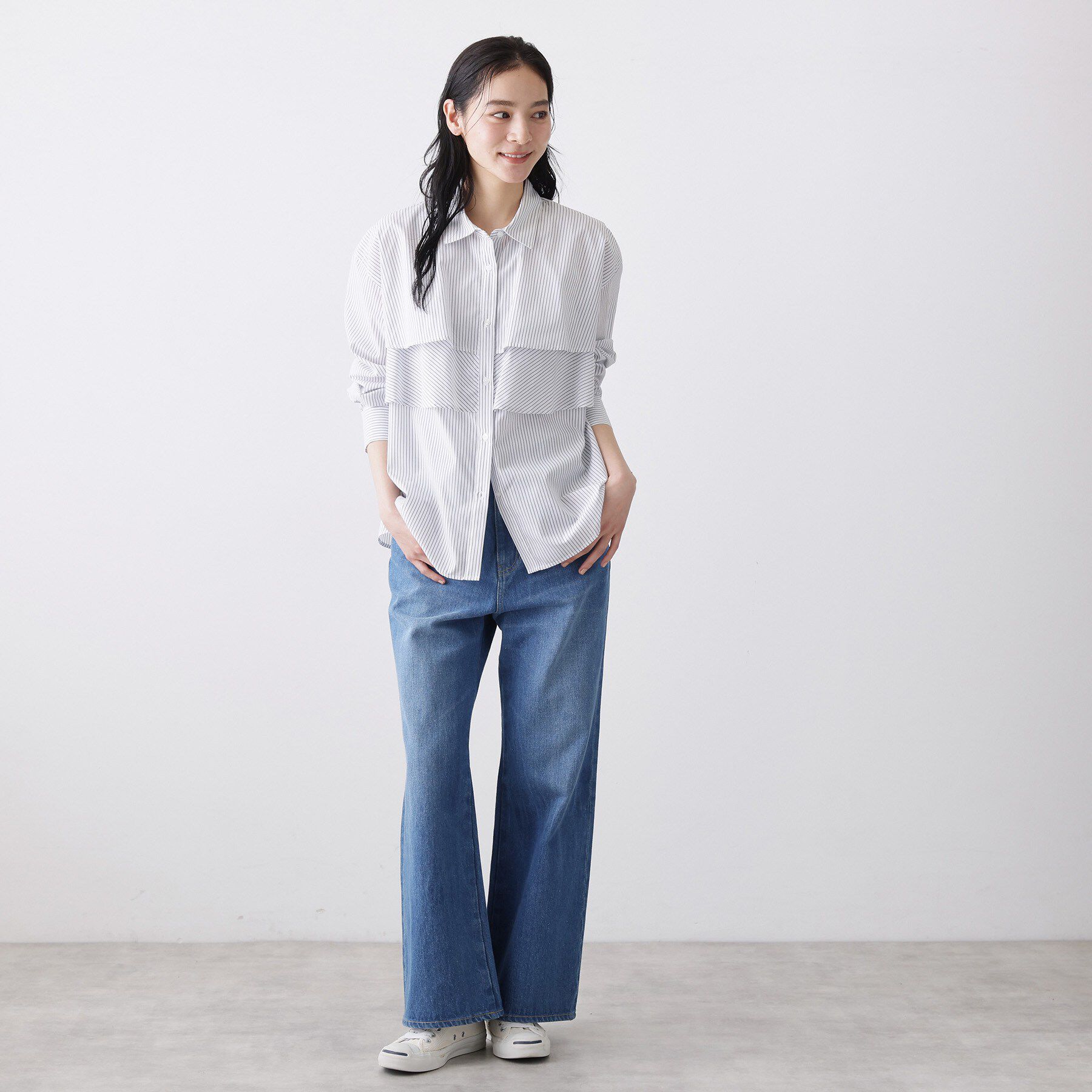 Dessin「【洗える】フリルシャツブラウス」|シャツ・ブラウス|