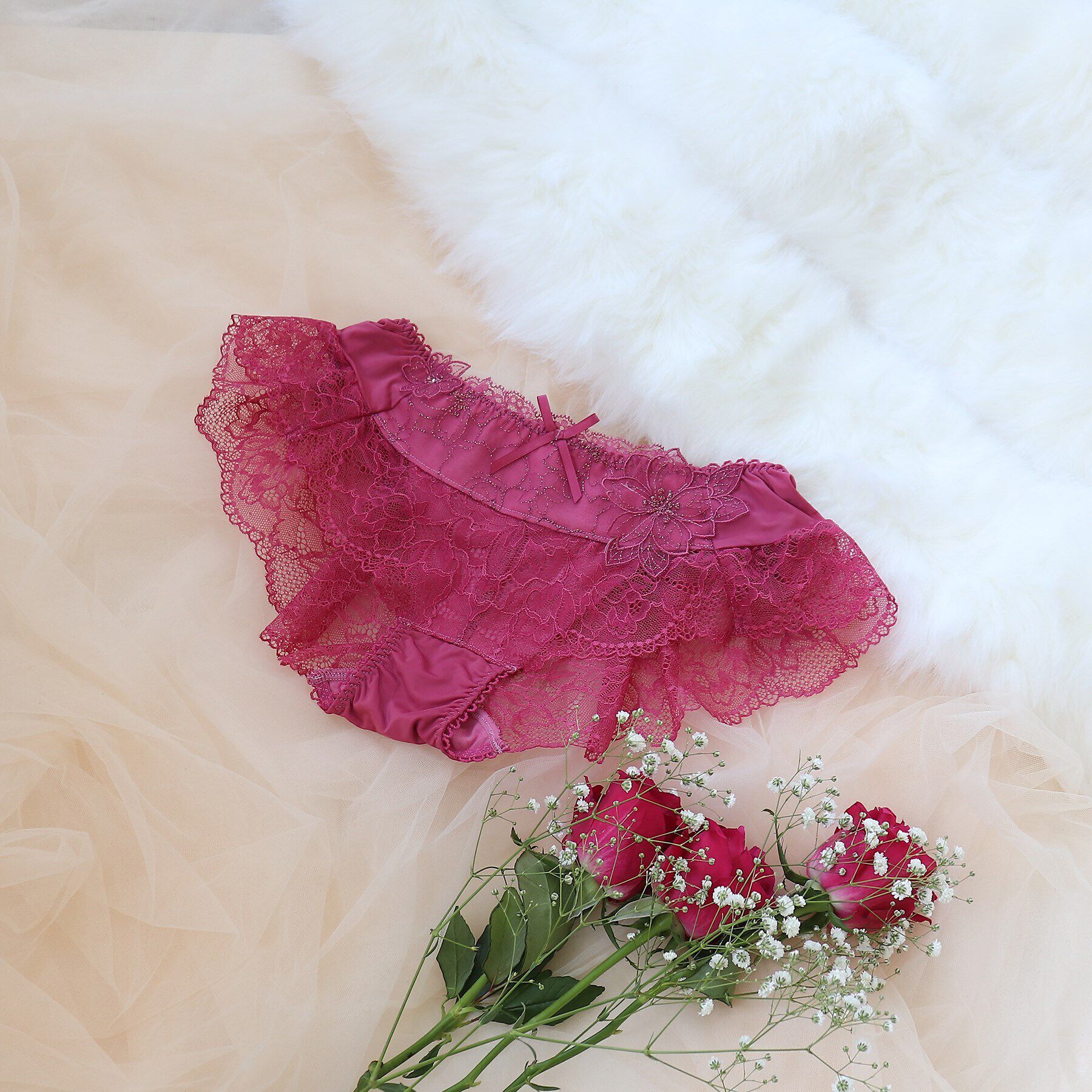 Risa Magli「◆ジョエル フレアショーツ」|インナー|ローズ(062)