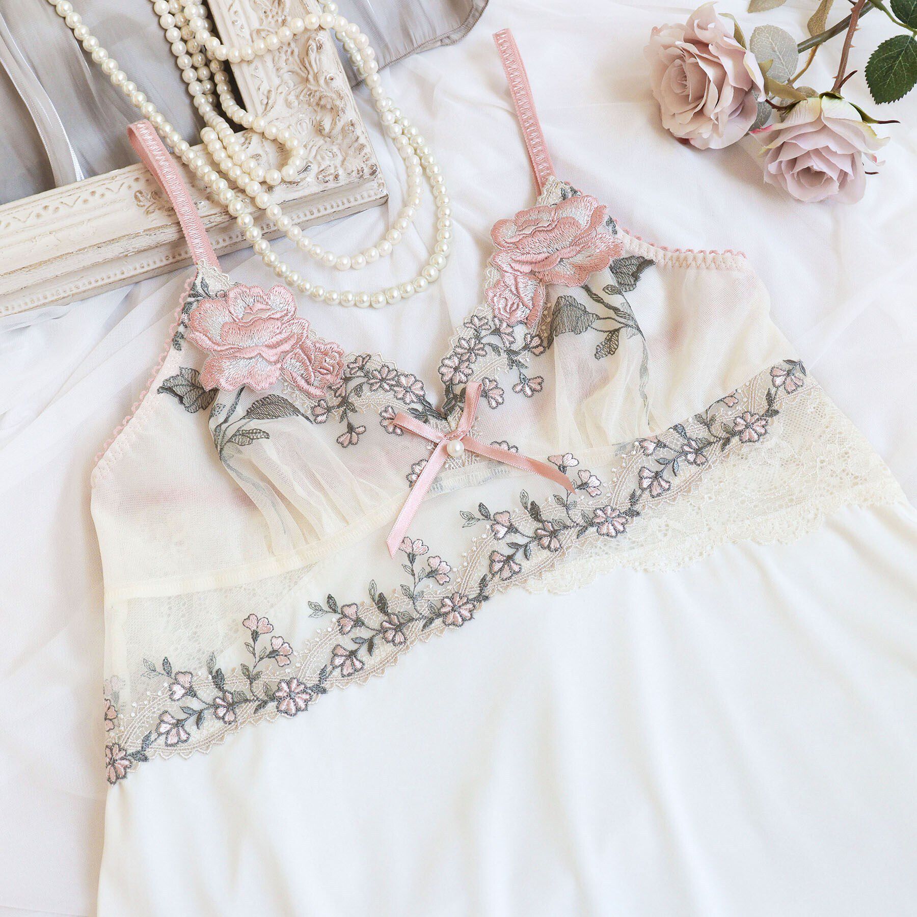 Risa Magli「フロリーナ スリップ」|キャミソール|