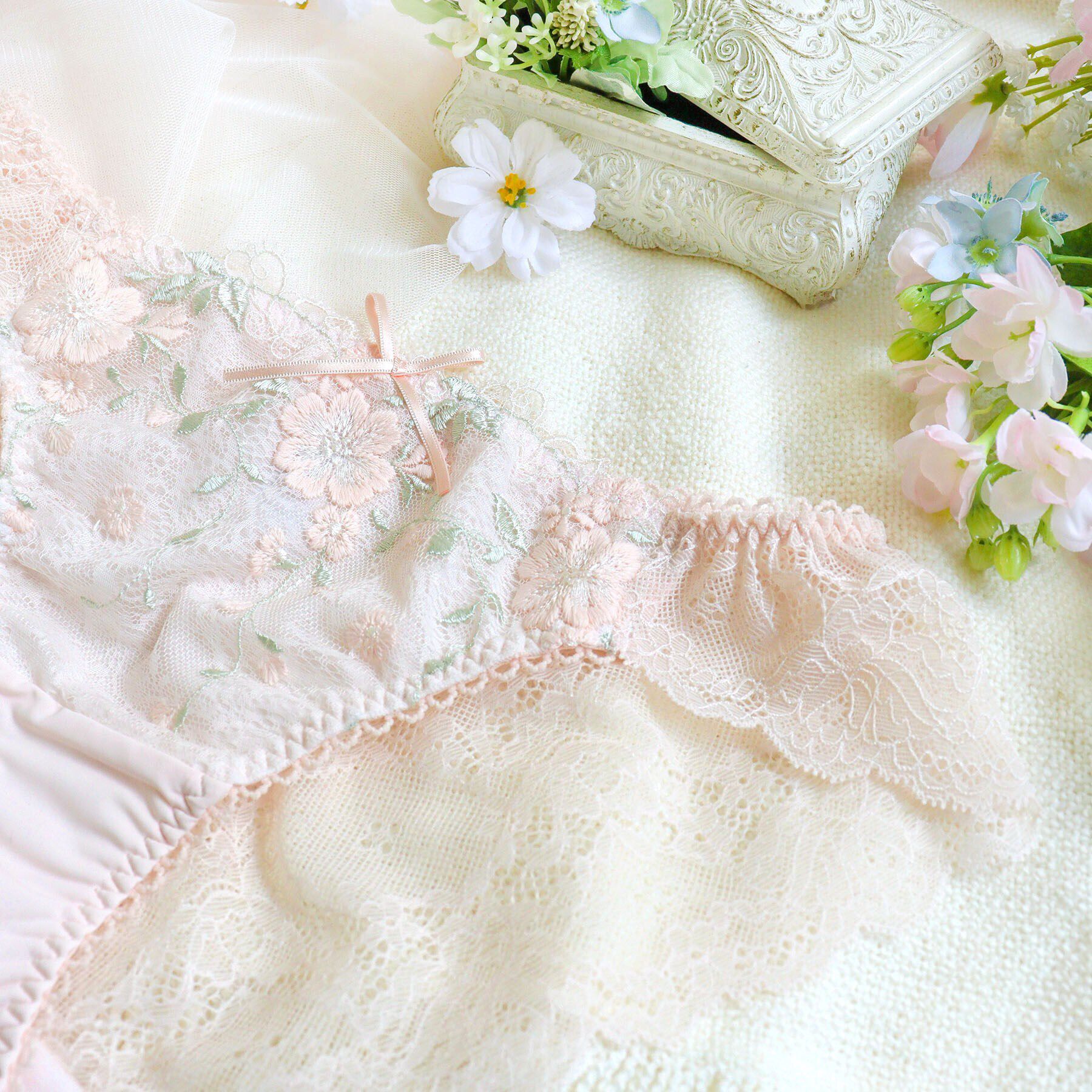 Risa Magli「シュクリエ レースショーツ」|インナー|