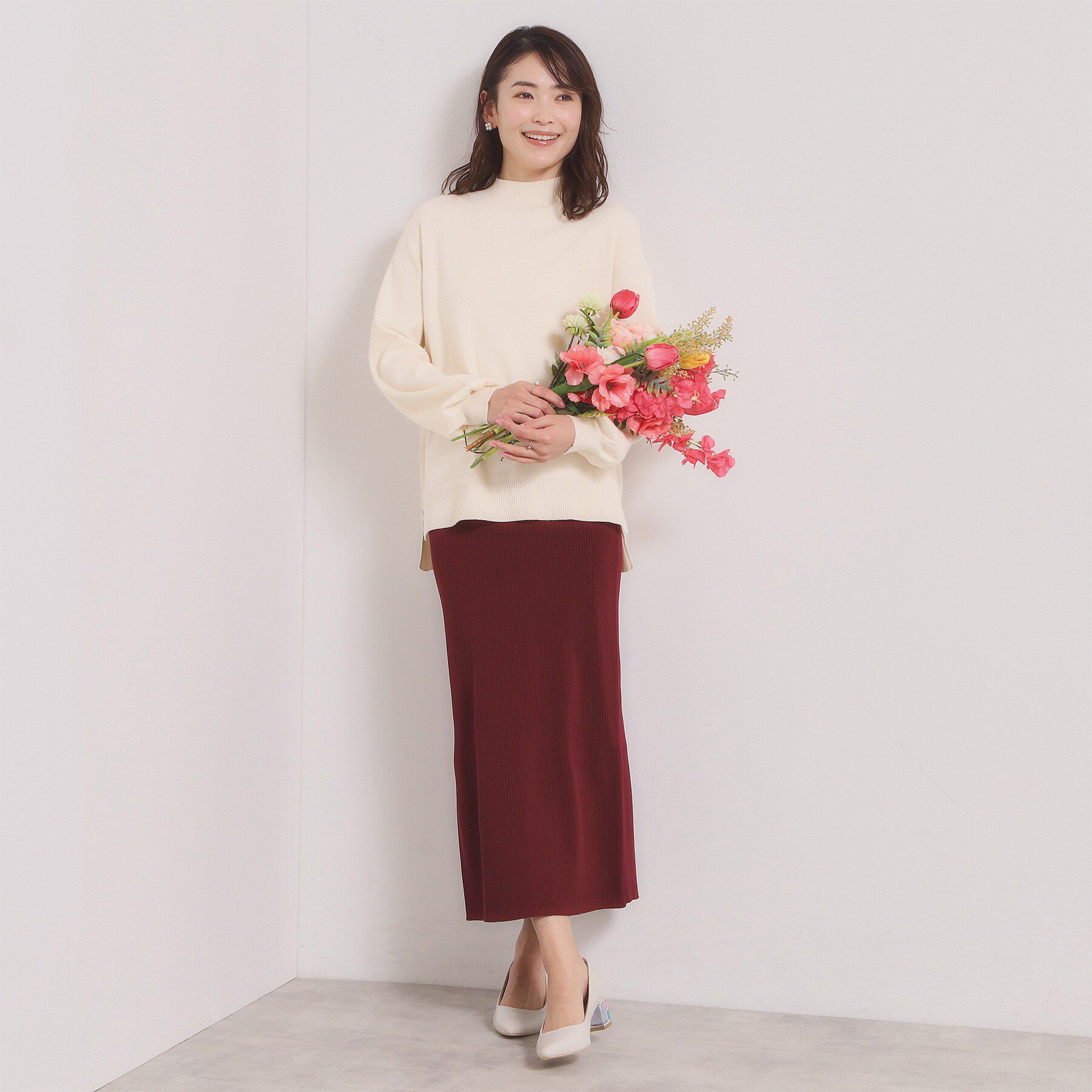 ITS&rsquo;DEMO「【手洗い可／8色展開】カラフルハイネックニット」|ニット・セーター|