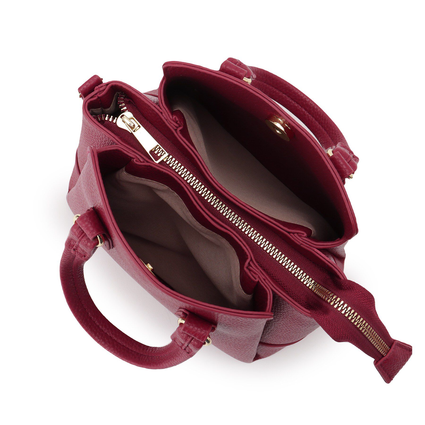 ITS&rsquo;DEMO「＜楽もち＞軽量PU三層2WAYトート」|ハンドバッグ|