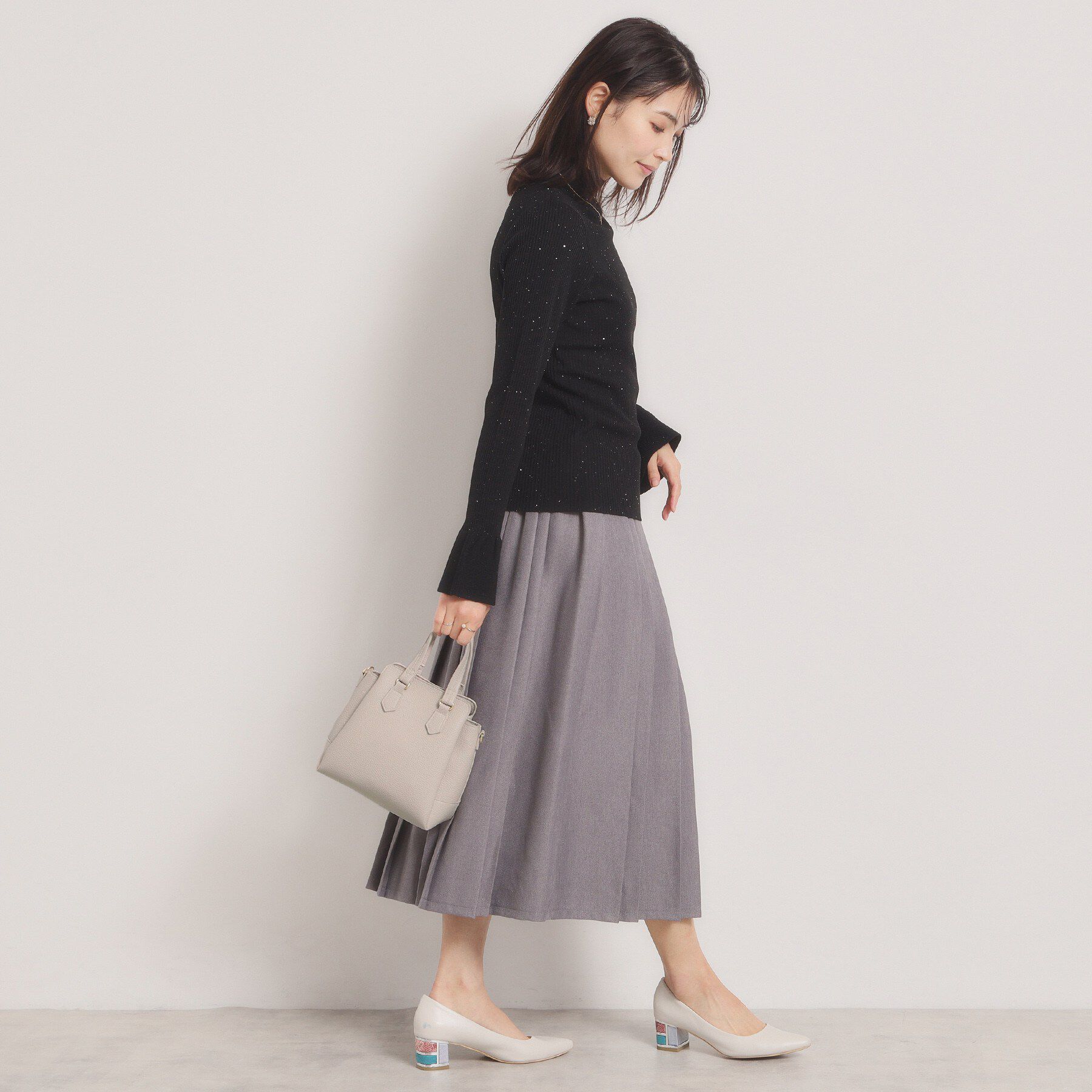 ITS&rsquo;DEMO「＜楽もち＞軽量PU三層2WAYトート」|ハンドバッグ|