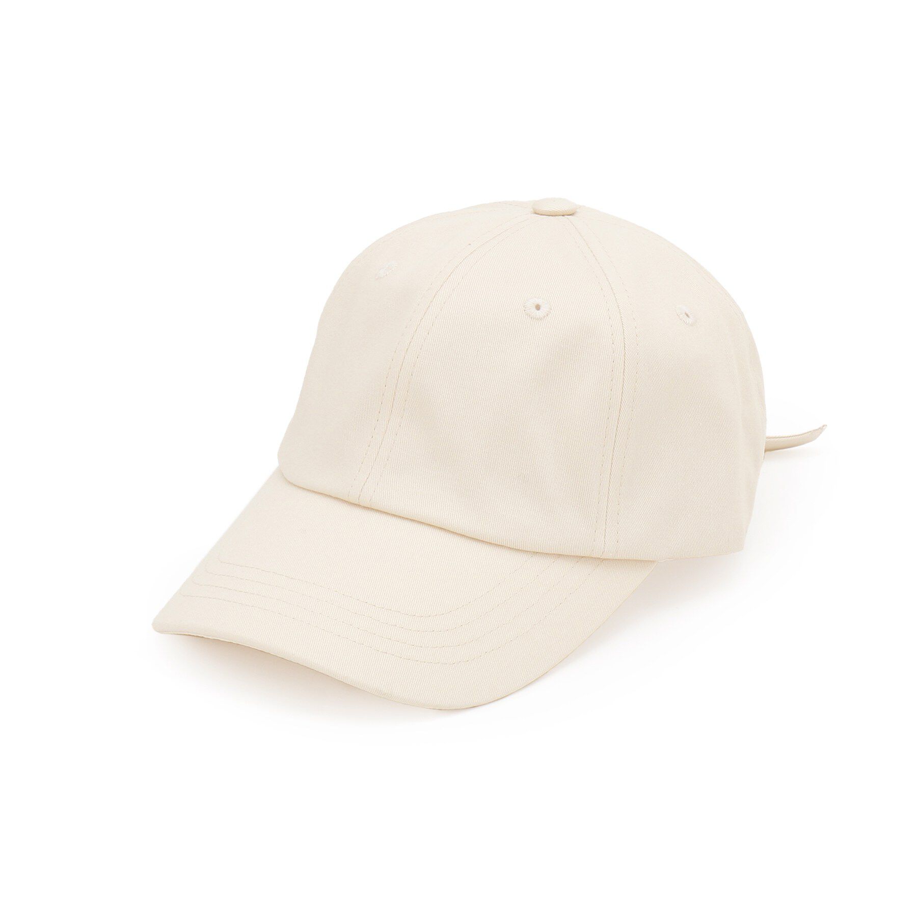 ITS&rsquo;DEMO「バックリボンデザインキャップ」|キャップ・キャスケット|アイボリー(004)