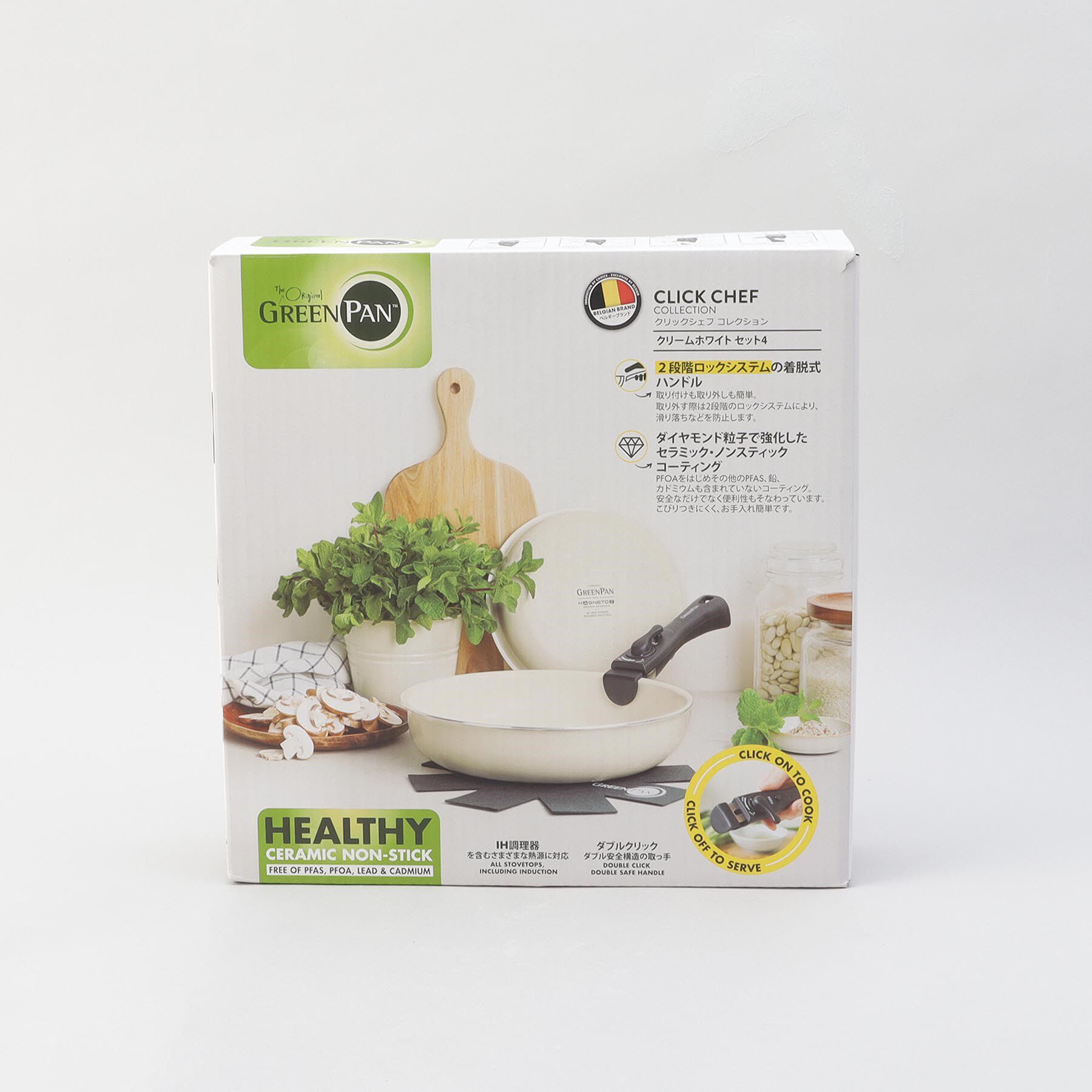 212 KITCHEN STORE「クリックシェフ セット4 WH ＜GreenPan  グリーンパン＞」|食器・キッチングッズ|