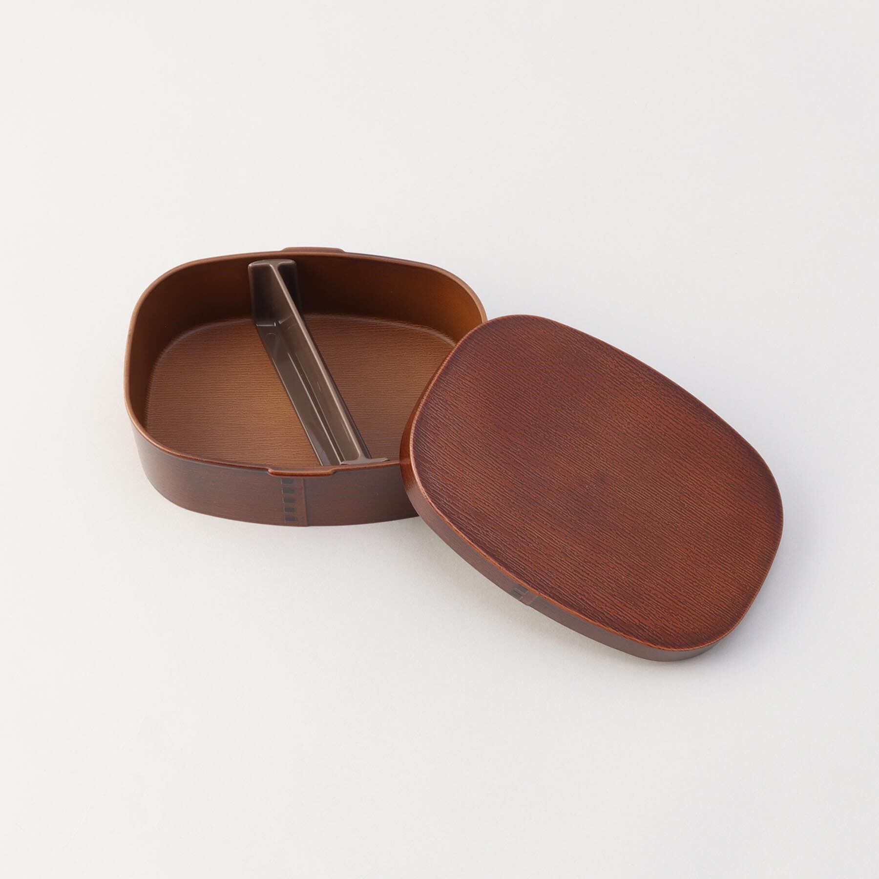 212 KITCHEN STORE「抗菌わっぱワンタッチ一段ランチボックス(仕切付) 茶」|食器・キッチングッズ|