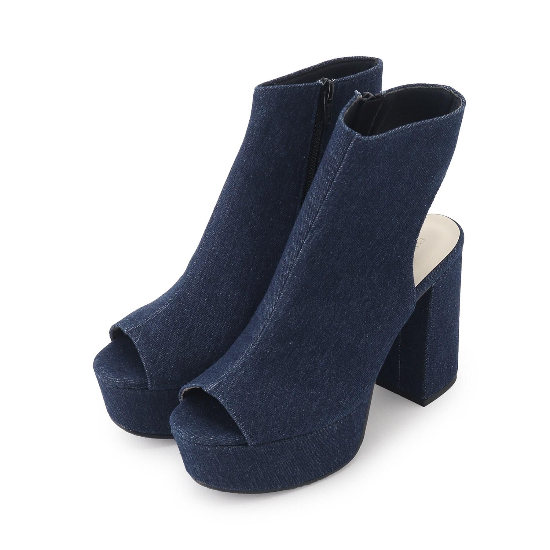 ESPERANZA「厚底ラク盛りブーツヒールサンダル」|ショートブーツ|