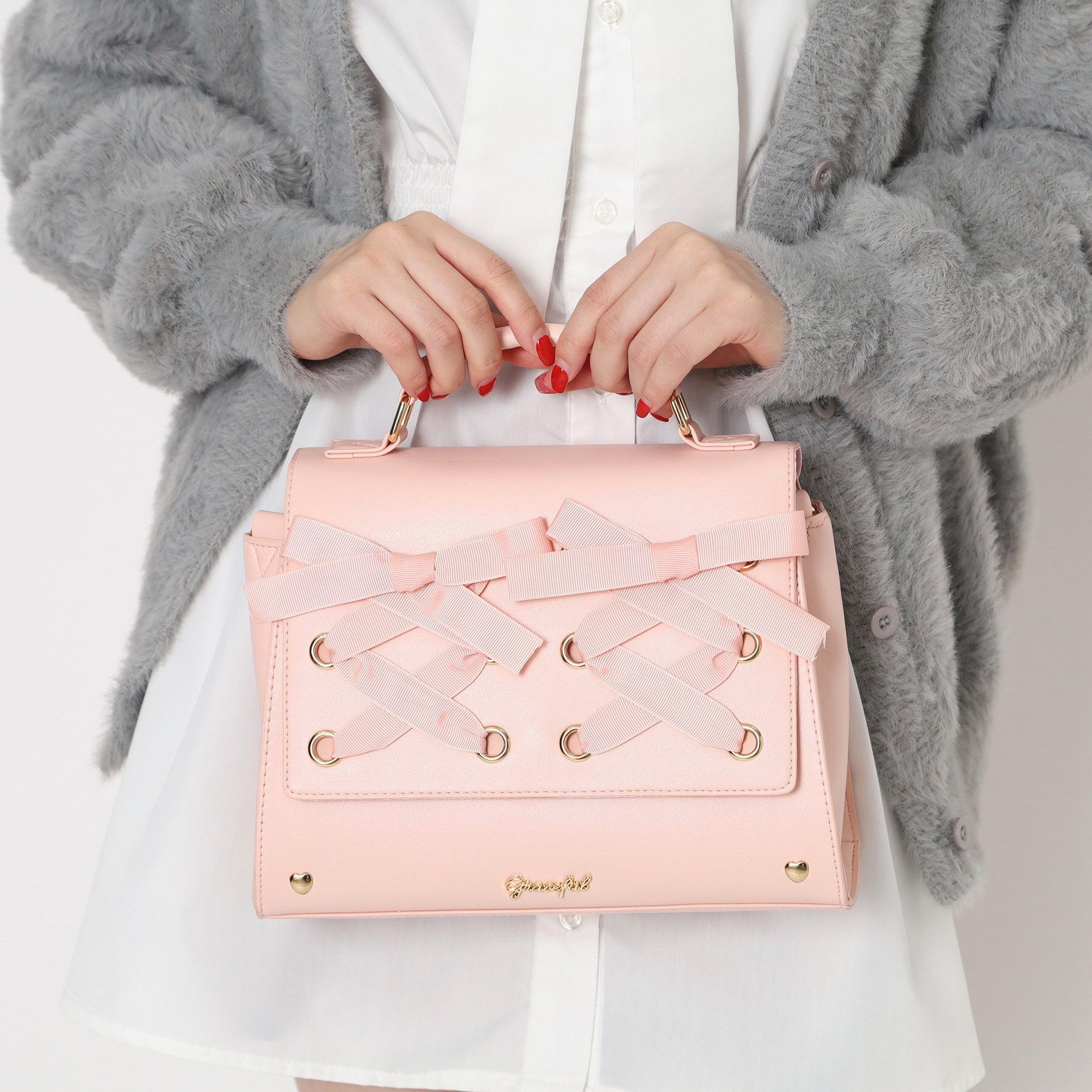 Ober Tashe「あみあげリボン3WAYサッチェルリュック」|リュック|