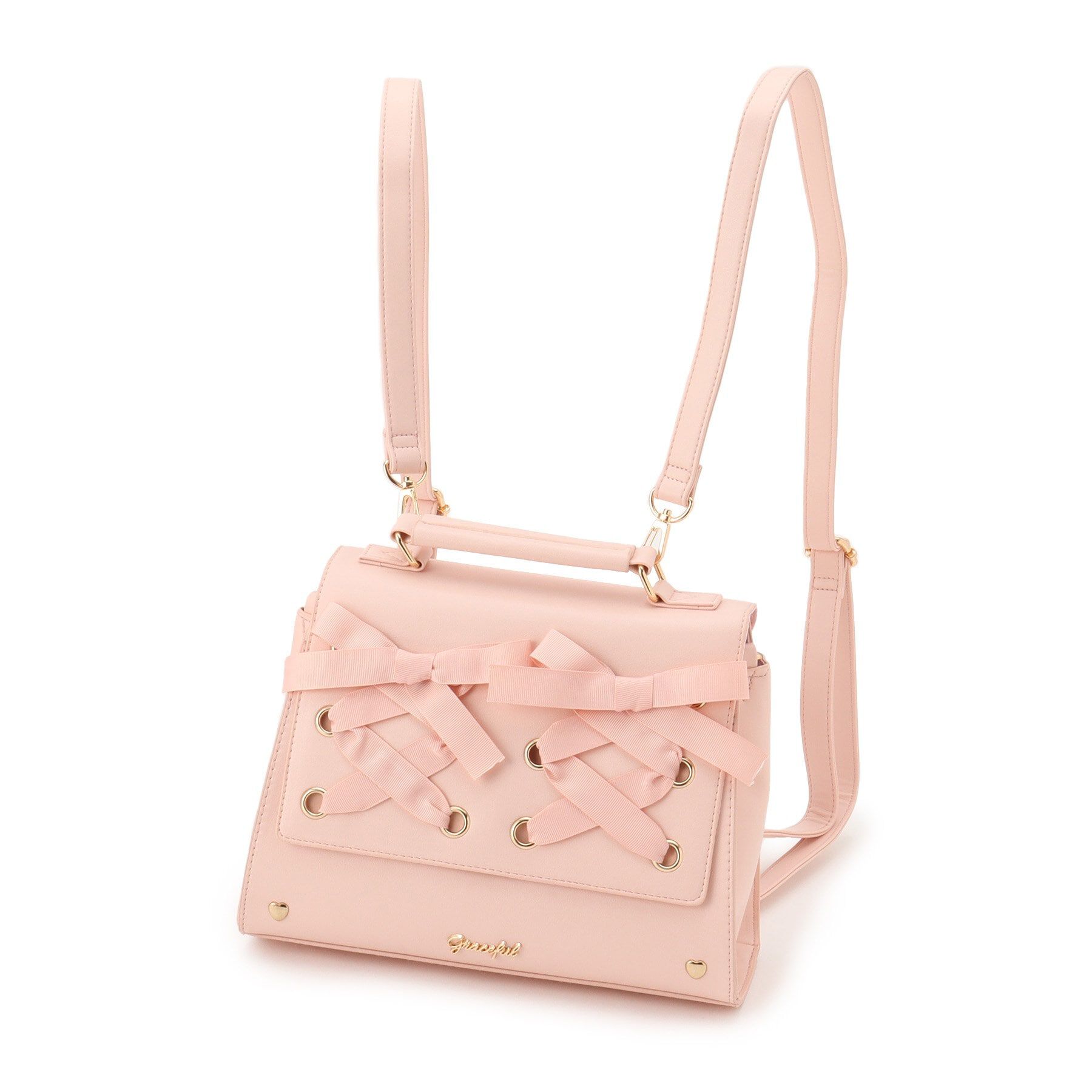 Ober Tashe「あみあげリボン3WAYサッチェルリュック」|リュック|