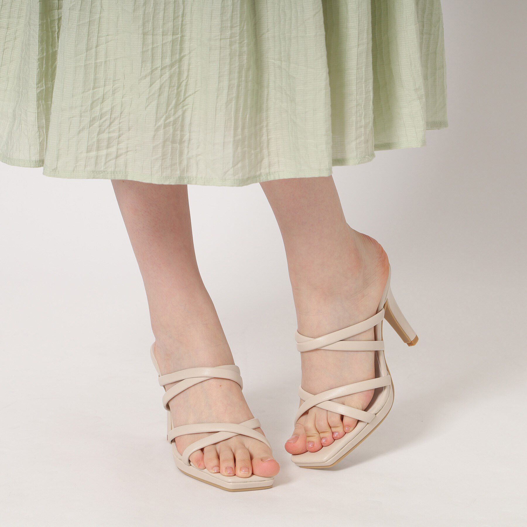 ESPERANZA「ダブルクロスストラップサンダル」|サンダル|