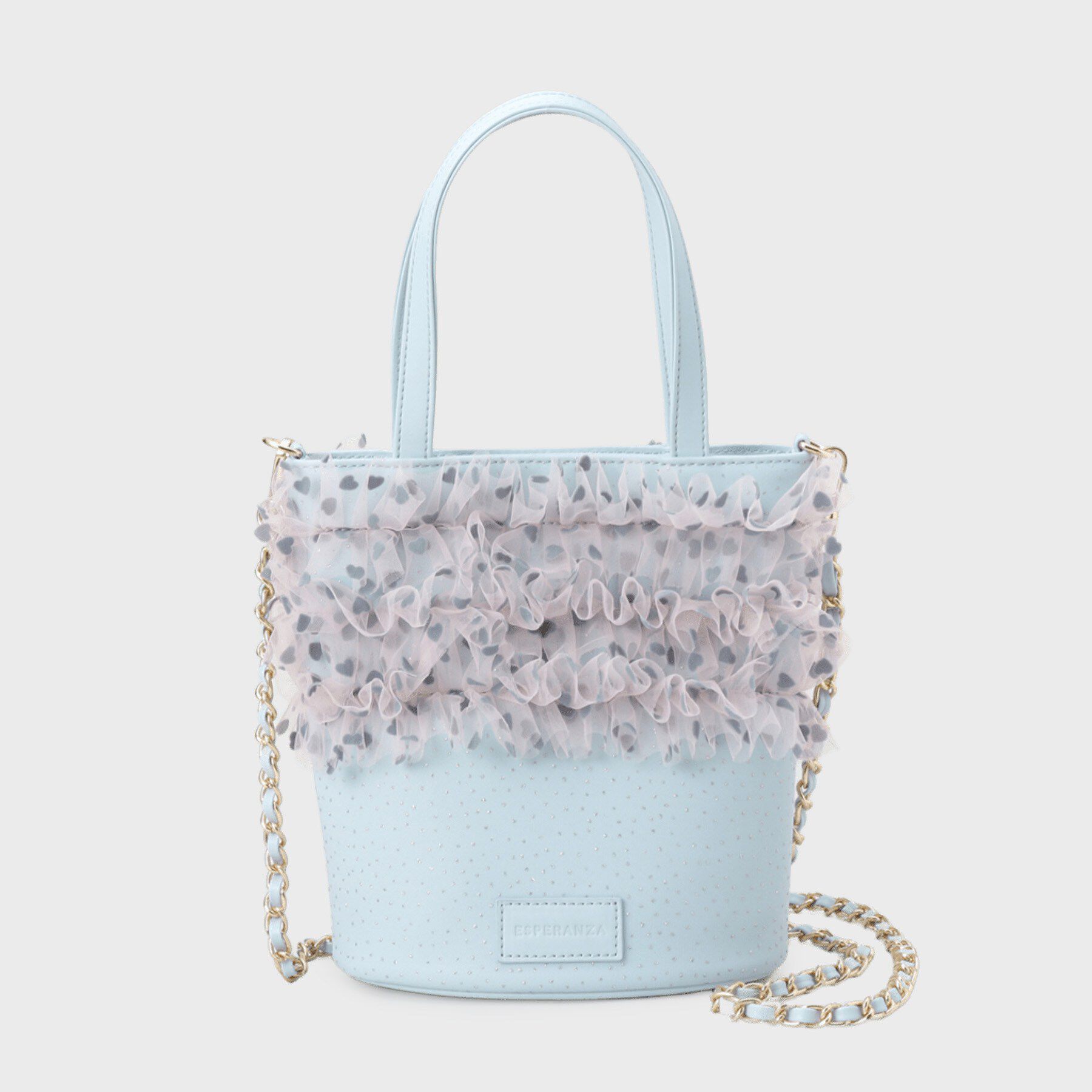 ESPERANZA「ギャザーチュールバッグ」|ハンドバッグ|