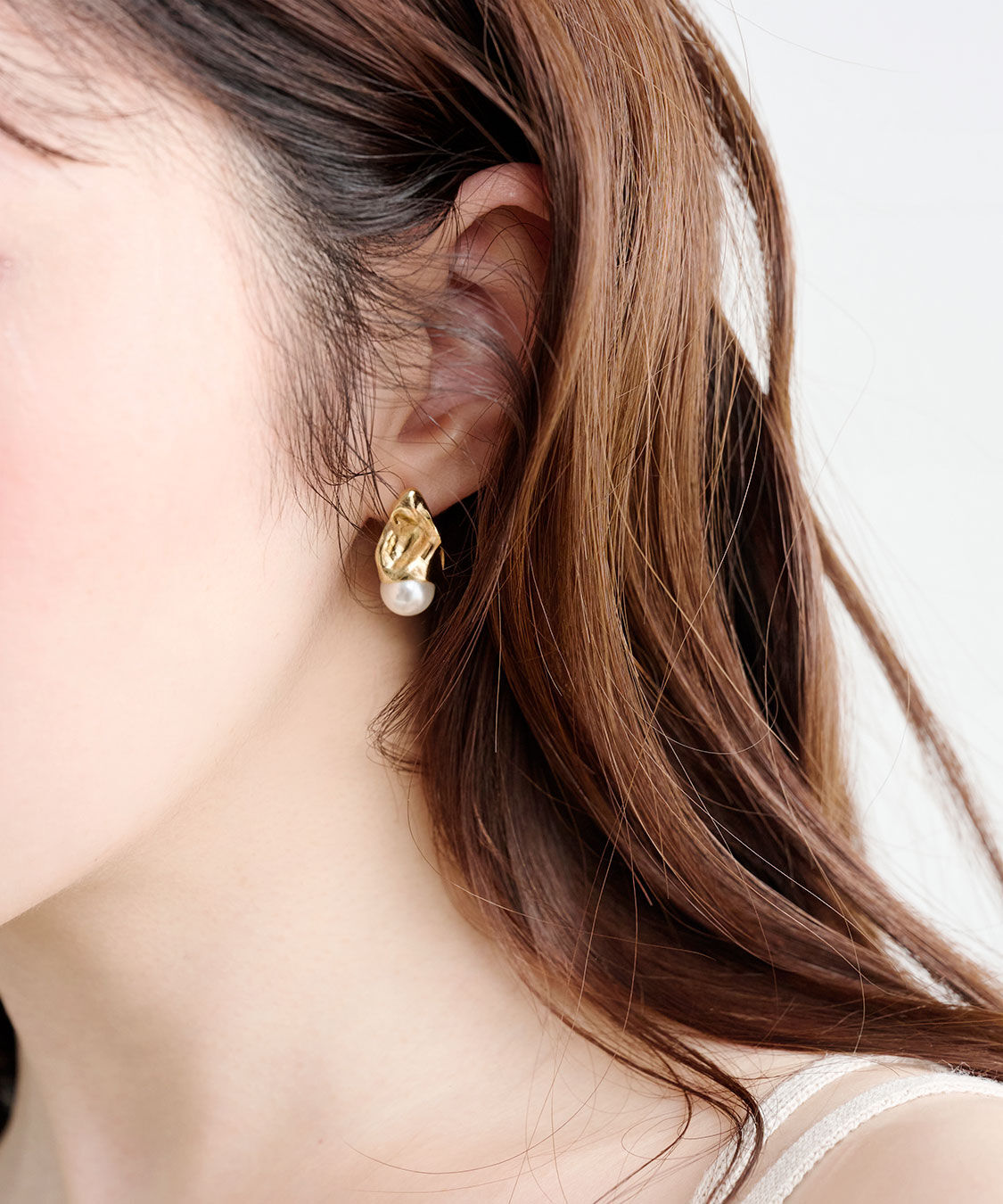 COCO DEAL「Oyster シェルパールドロップリング」|リング|