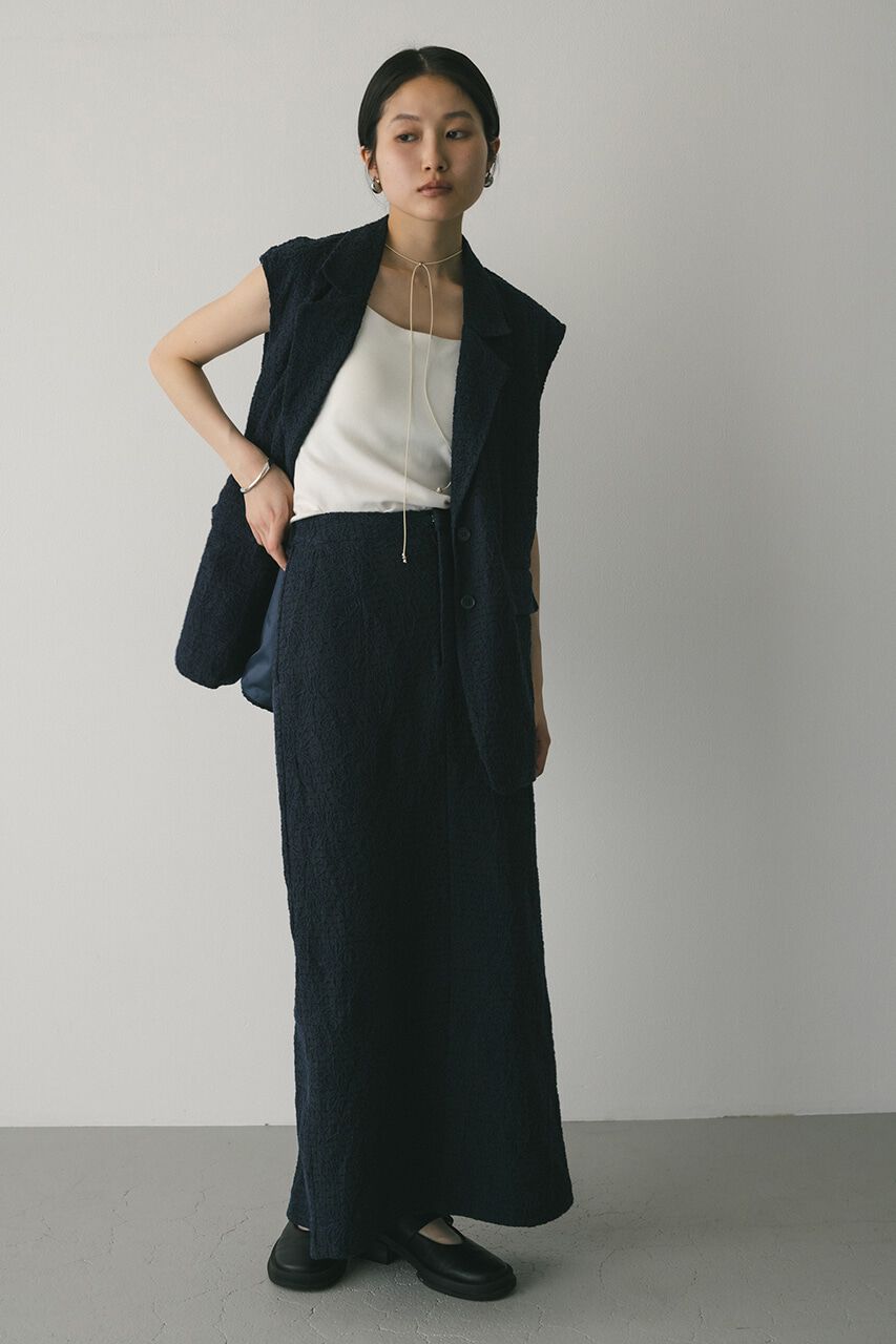 STYLEMIXER「エンブロイダリーレーススカート」|スカート|NVY