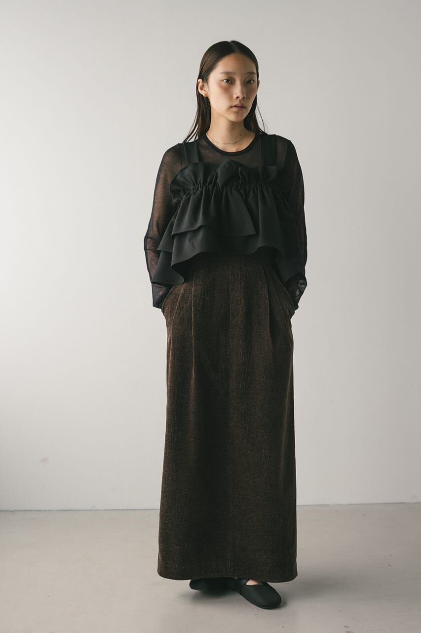 STYLEMIXER「アシンメトリーフリルビスチェ」|キャミソール|