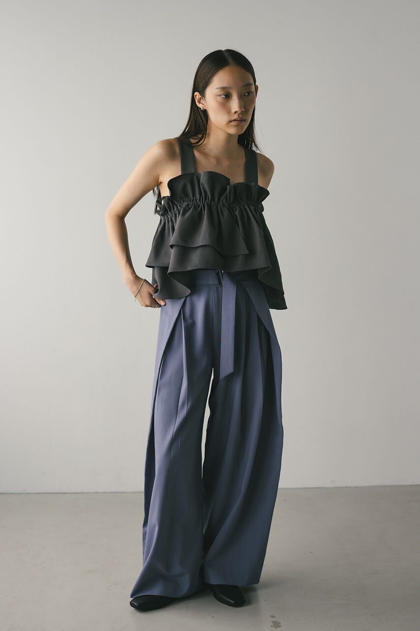 STYLEMIXER「アシンメトリーフリルビスチェ」|キャミソール|