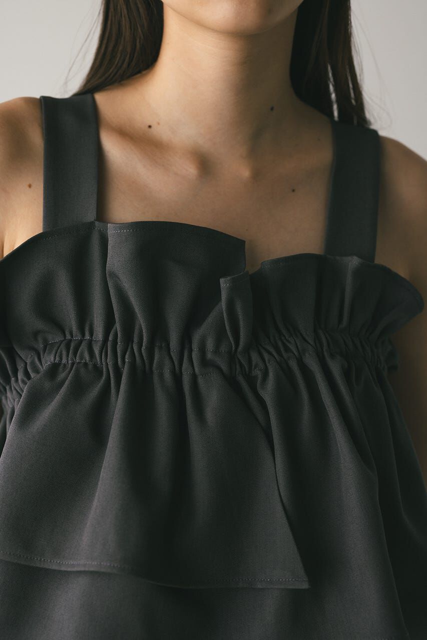 STYLEMIXER「アシンメトリーフリルビスチェ」|キャミソール|