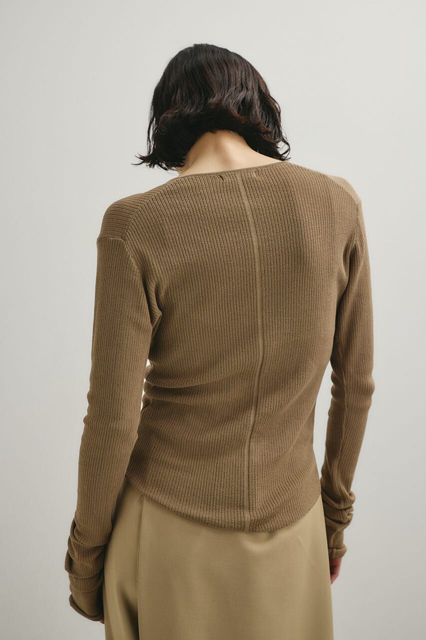 STYLEMIXER「ヘンリーネックシアーニット」|ニット・セーター|