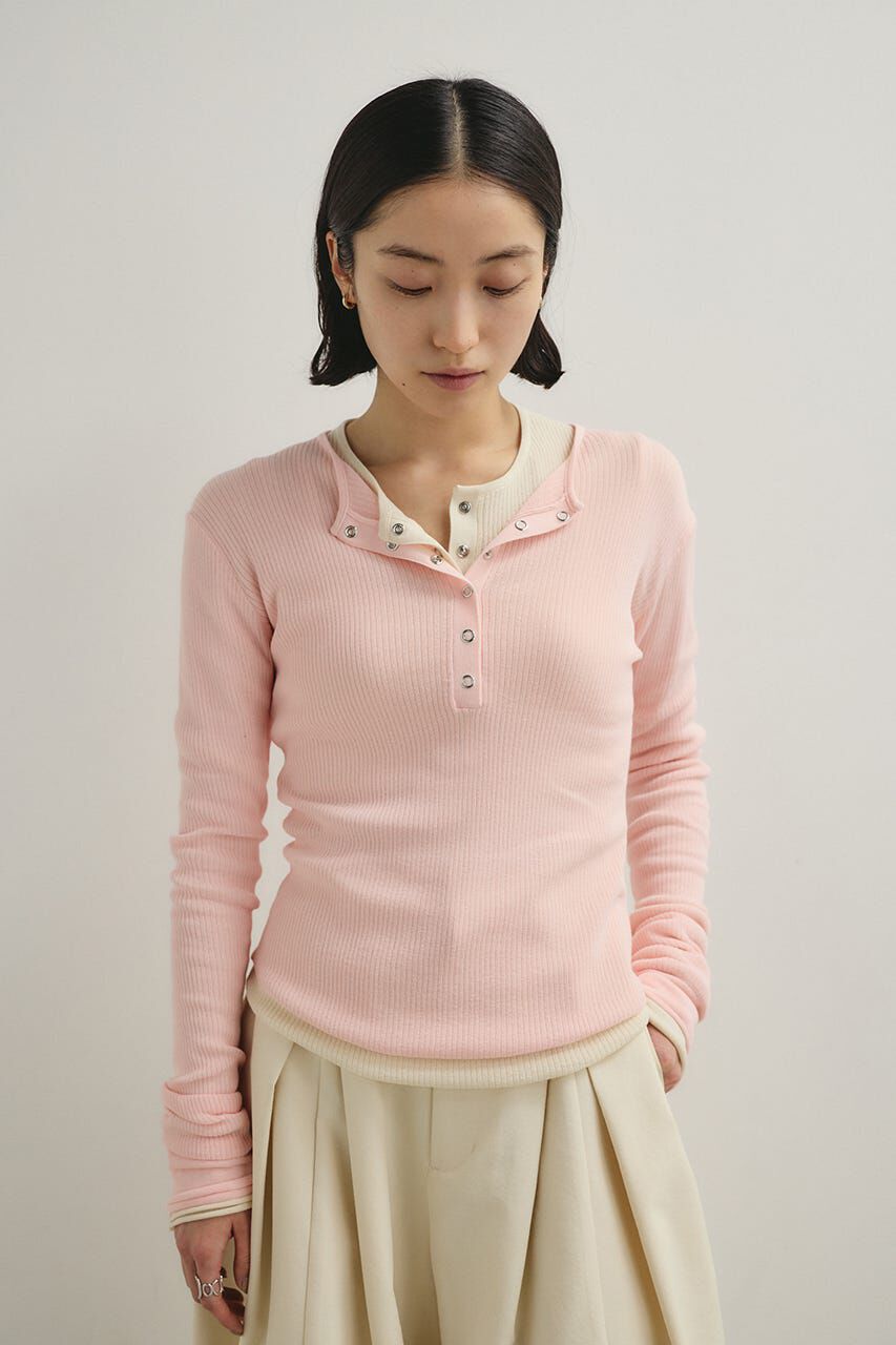 STYLEMIXER「ヘンリーネックシアーニット」|ニット・セーター|