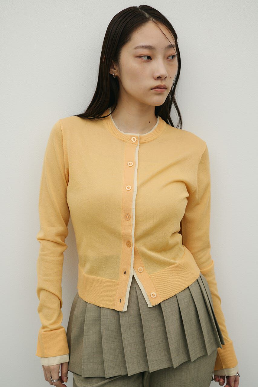 STYLEMIXER「バイカラーニットカーデ」|ニット・セーター|