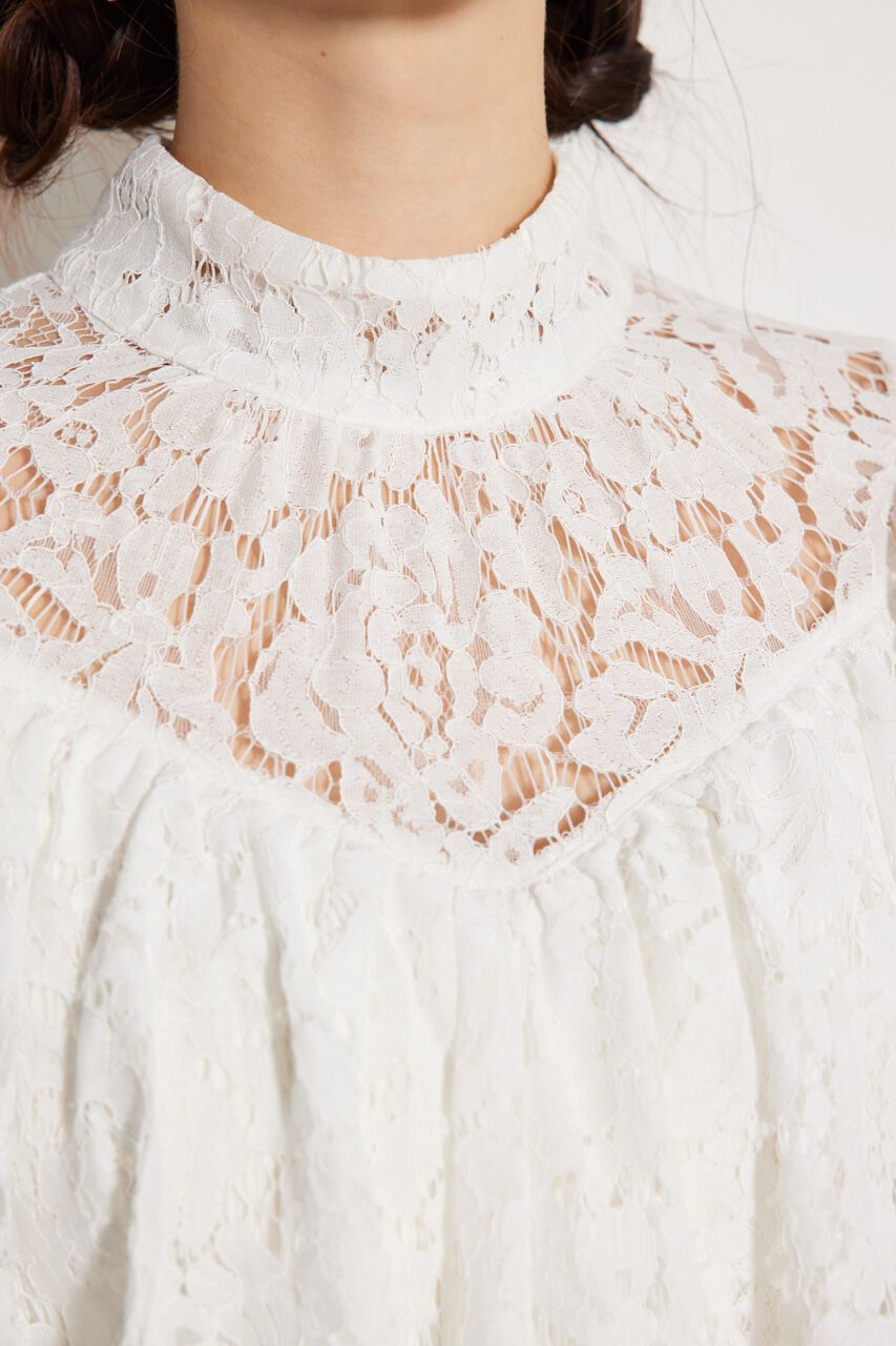 rienda「レースコンビマーメイドKnit OP」|ワンピース|