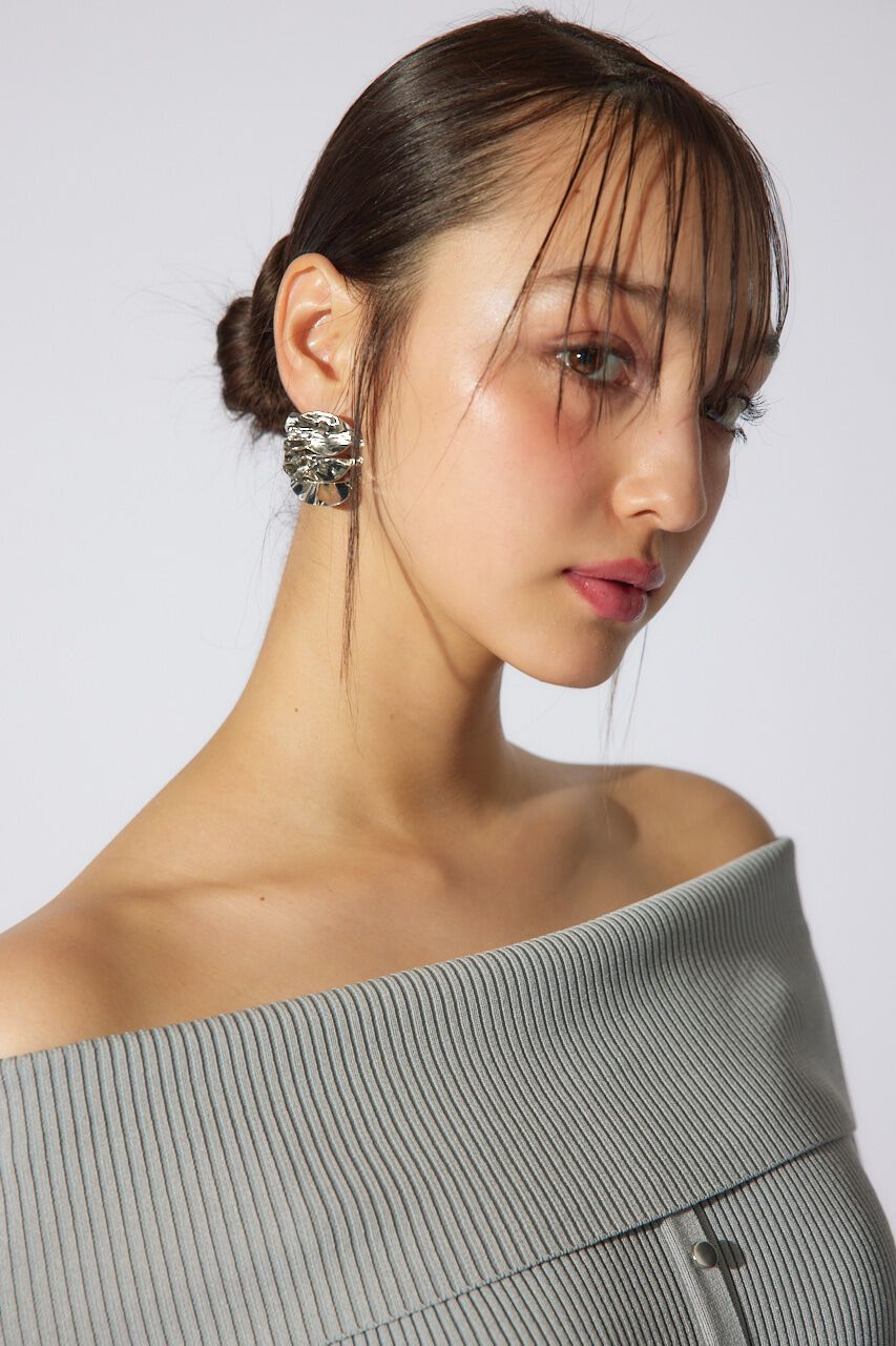 rienda「フラワーモチーフピアス」|ピアス|