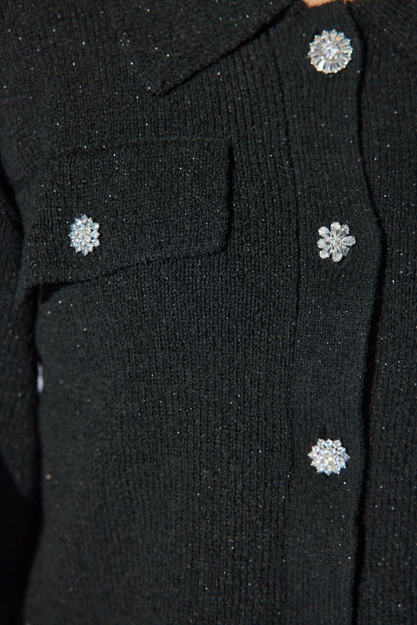 rienda「ビジューニットジャケット」|その他|