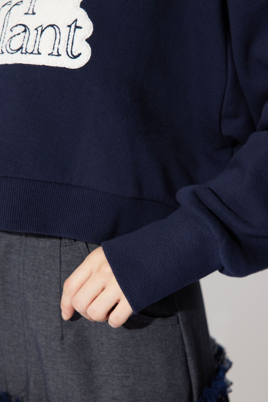 rienda「サガラ刺繍スウェットトップス」|Tシャツ・カットソー|