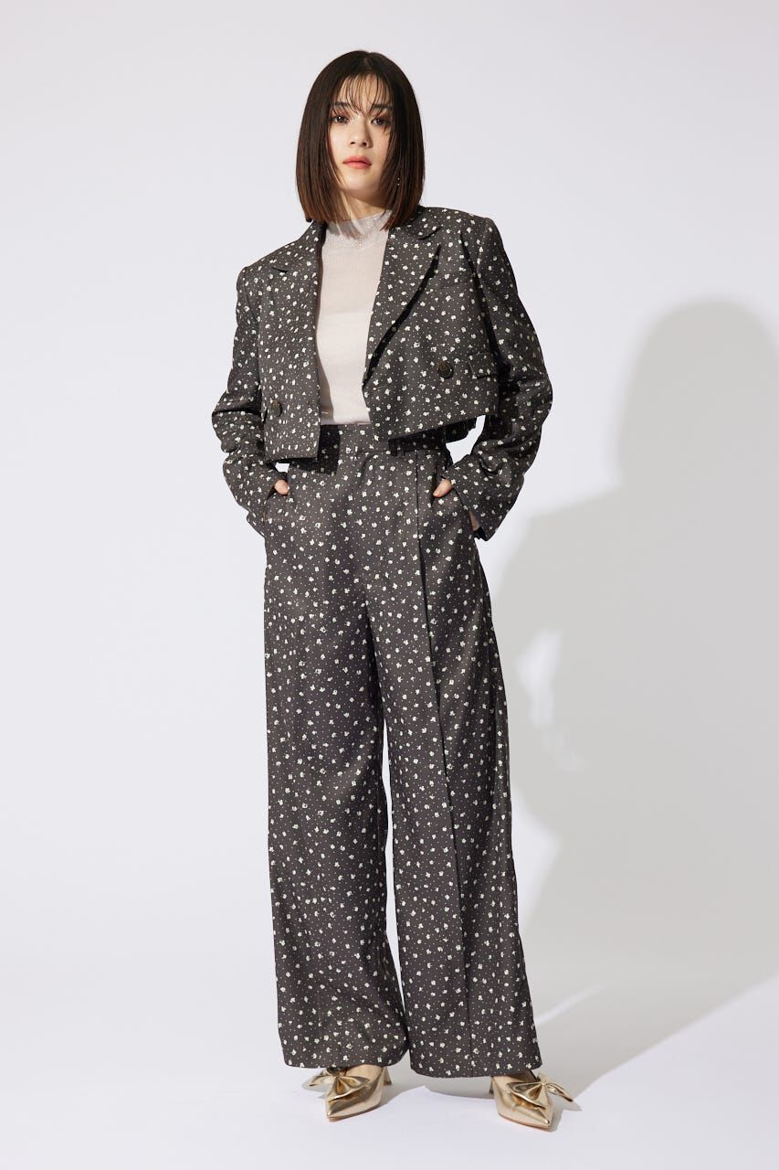 rienda「センターピンタックジャストウエストパンツ」|その他|