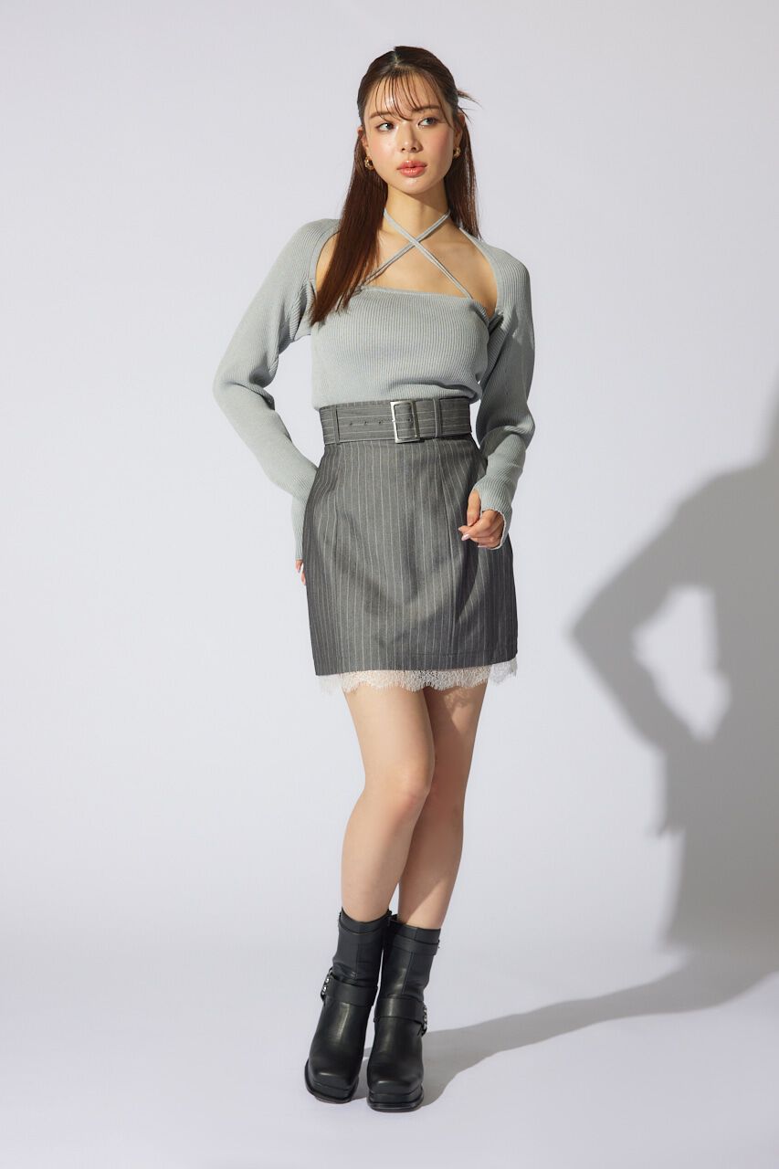 rienda「ボレロセットニットトップス」|ニット・セーター|