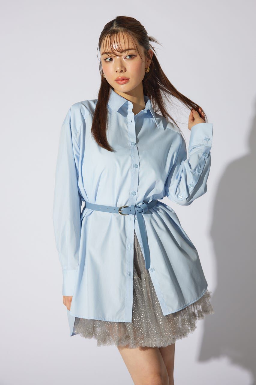 rienda「2WAYベルトセットシャツトップス」|シャツ・ブラウス|