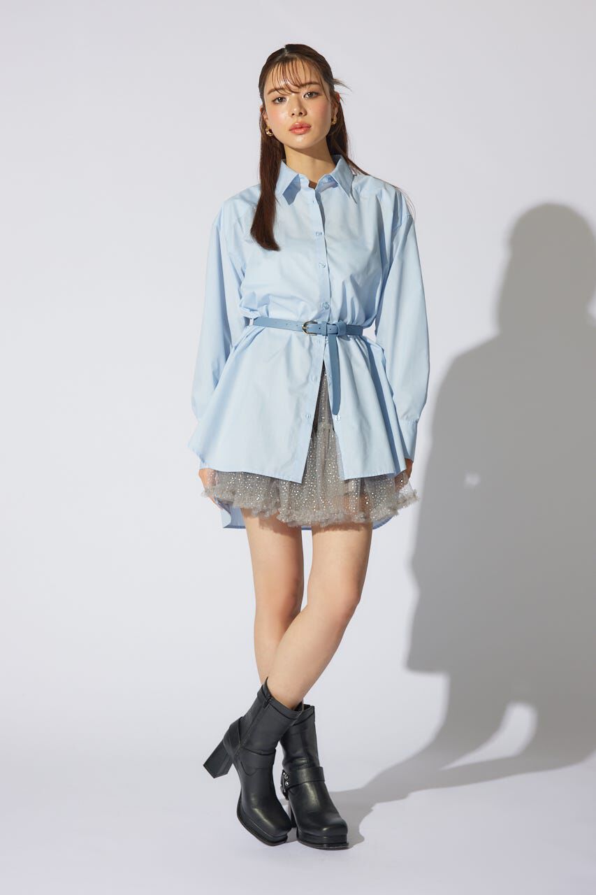 rienda「2WAYベルトセットシャツトップス」|シャツ・ブラウス|