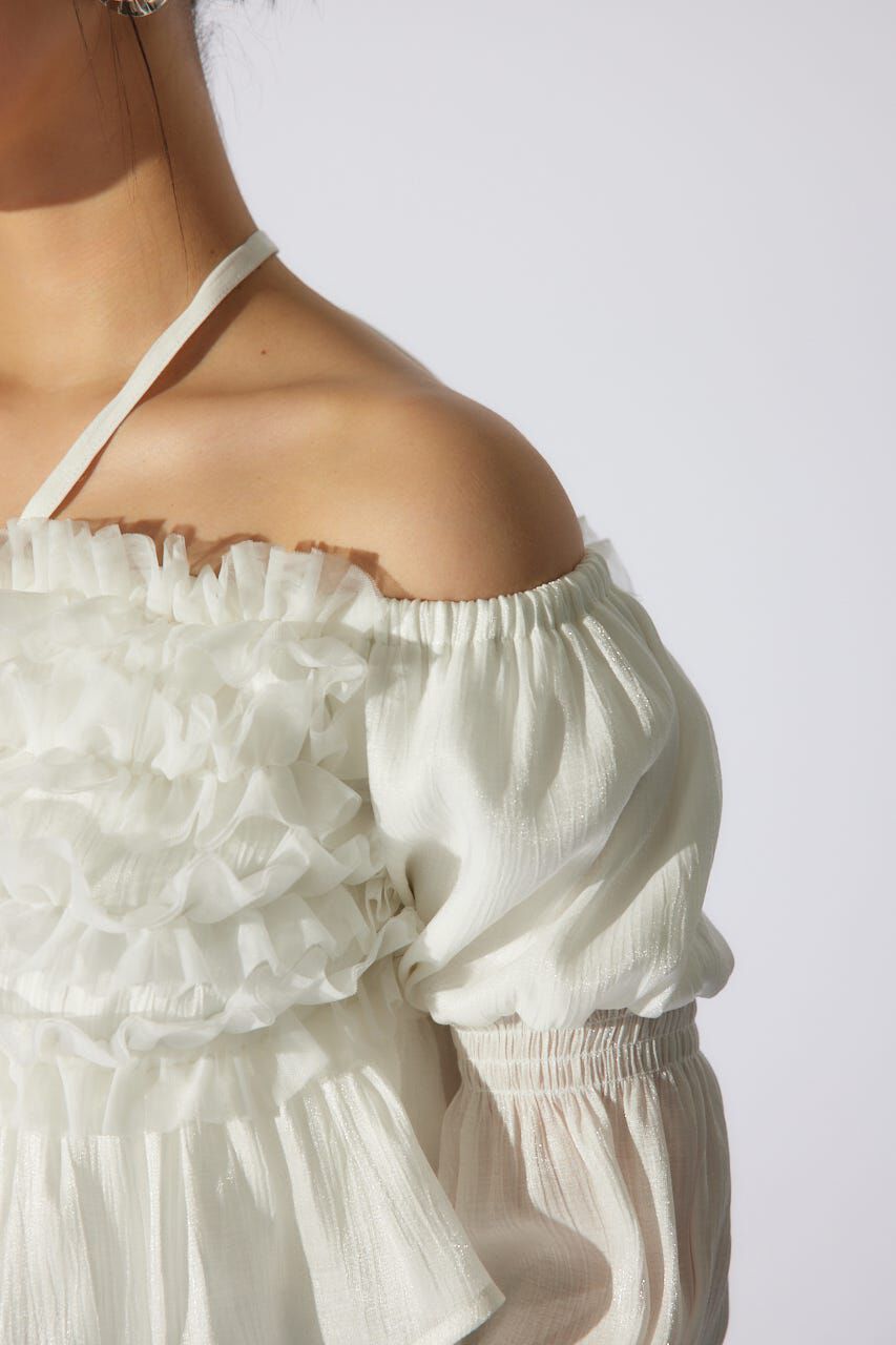 rienda「フリルオフショルブラウス」|シャツ・ブラウス|