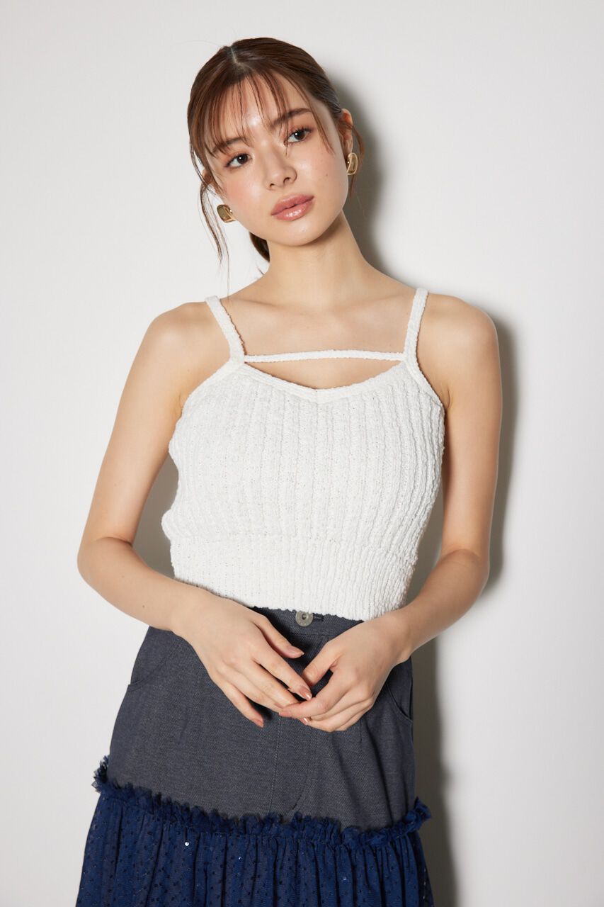 rienda「ニットビスチェ」|キャミソール|
