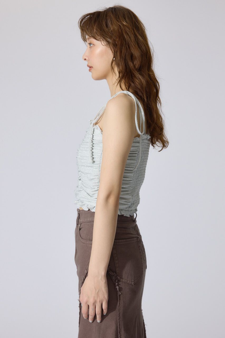 rienda「2WAYギャザーキャミトップス」|キャミソール|