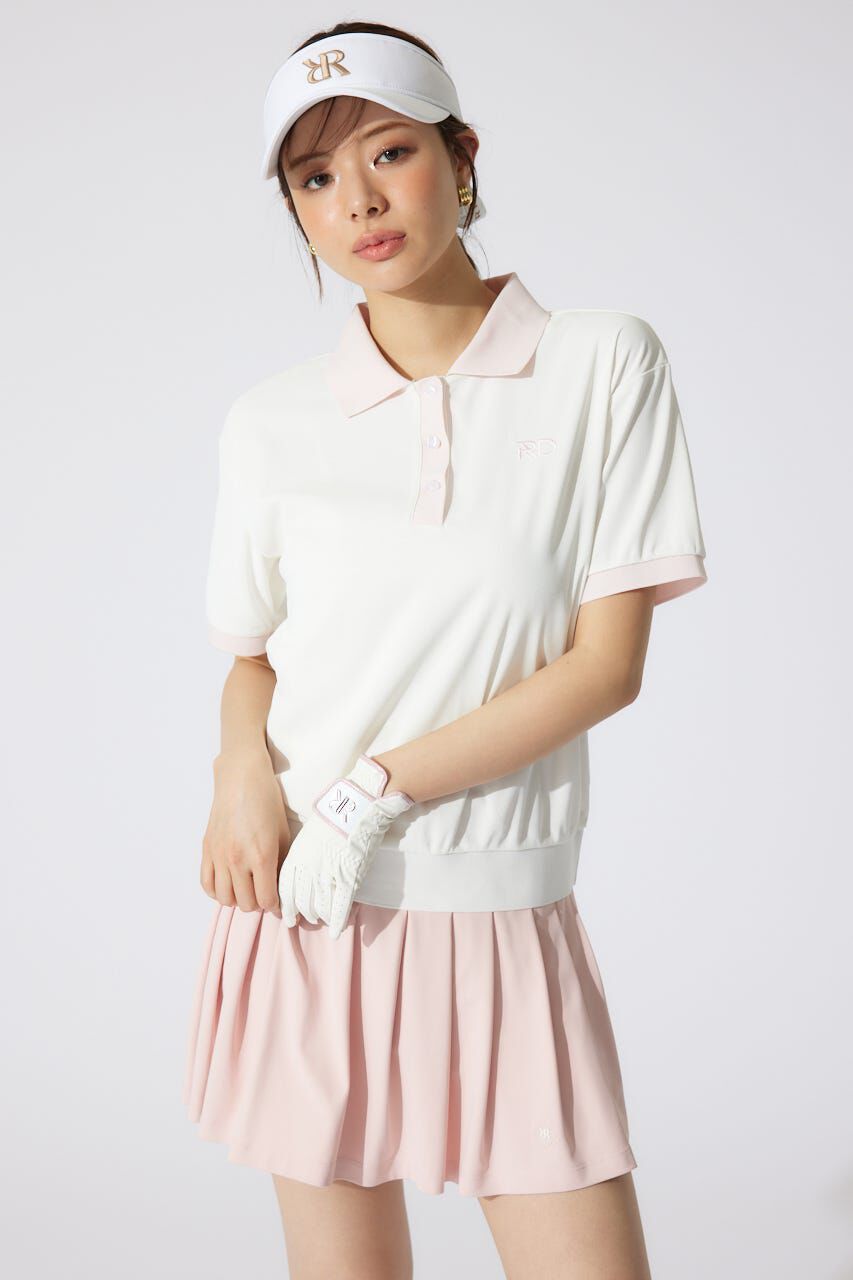 rienda「RDバイカラールーズポロシャツ」|シャツ・ブラウス|