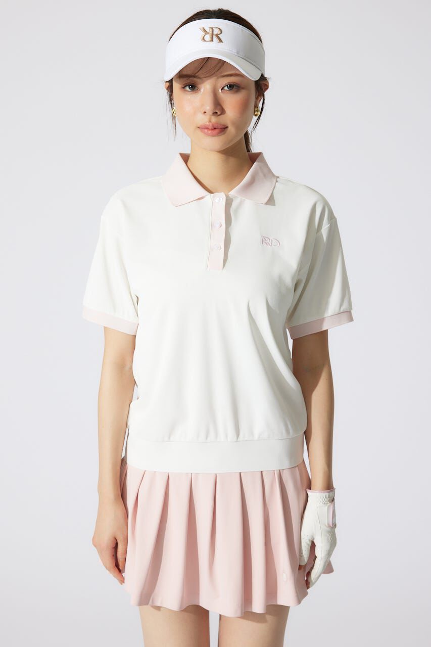 rienda「RDバイカラールーズポロシャツ」|シャツ・ブラウス|