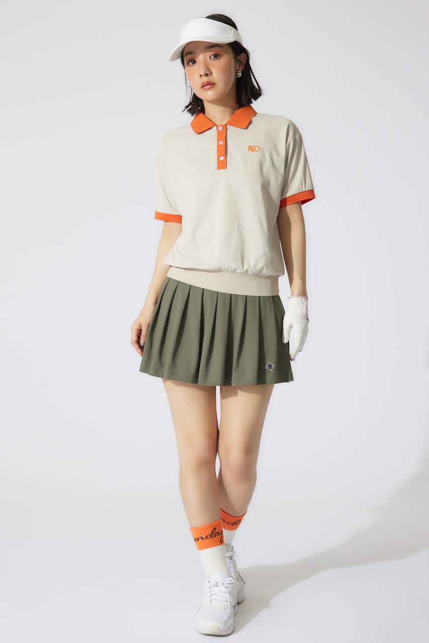 rienda「RDバイカラールーズポロシャツ」|シャツ・ブラウス|