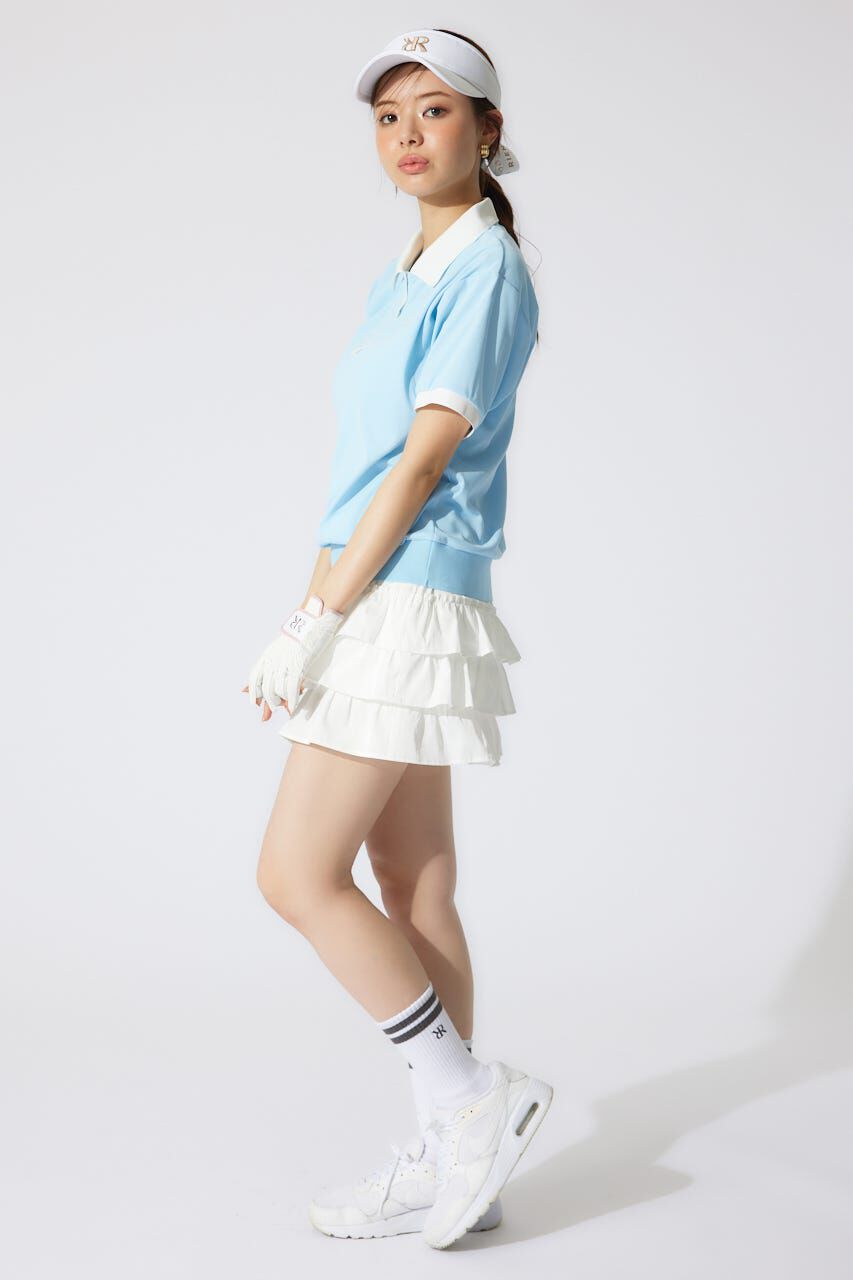 rienda「RDバイカラールーズポロシャツ」|シャツ・ブラウス|