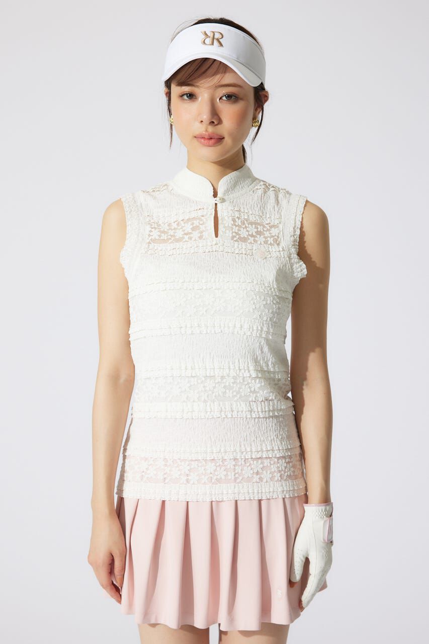 rienda「カットレーストップス」|Tシャツ・カットソー|