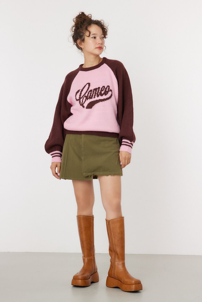 RODEO CROWNS「アシンメトリープリーツスカート」|スカート|