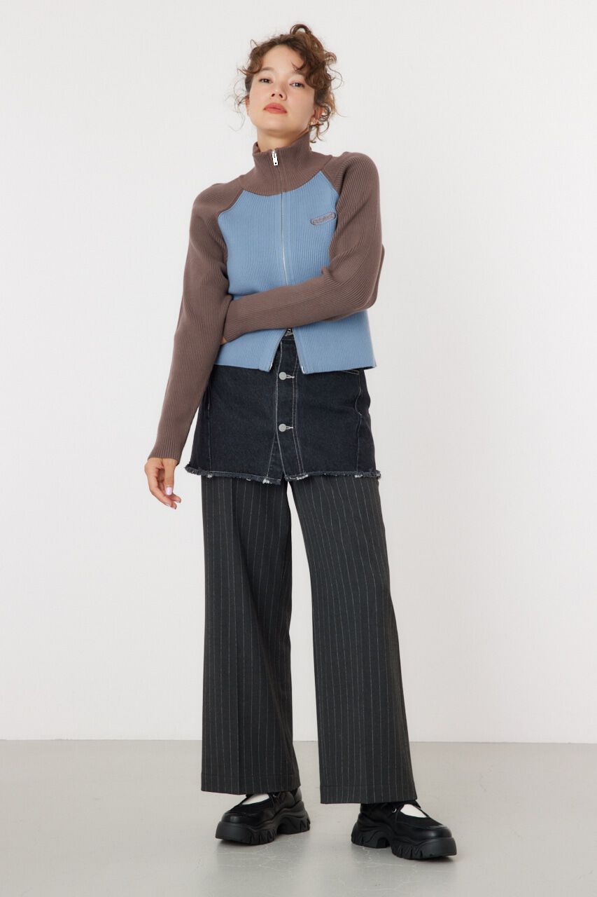 RODEO CROWNS「デニムスカート レイヤード スラックス」|その他|