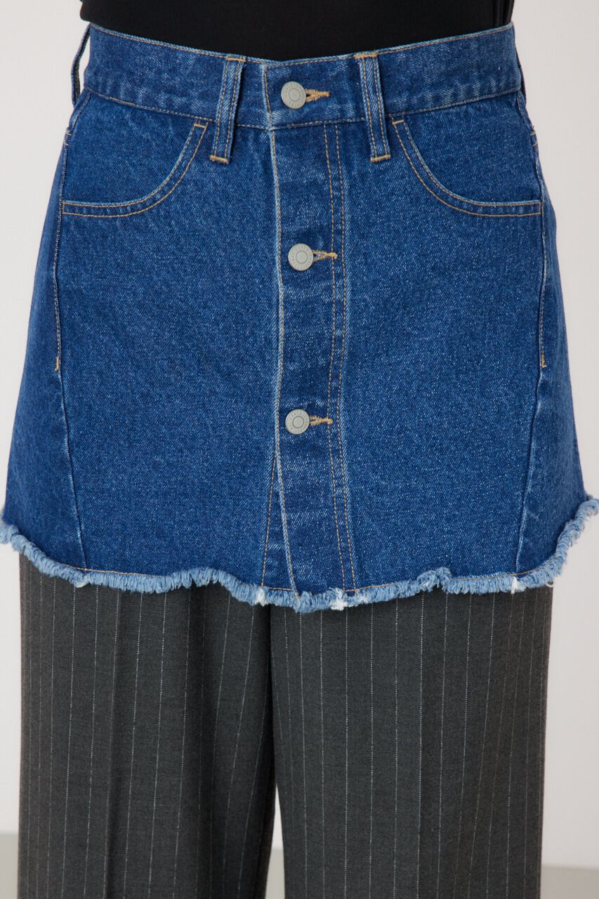 RODEO CROWNS「デニムスカート レイヤード スラックス」|その他|