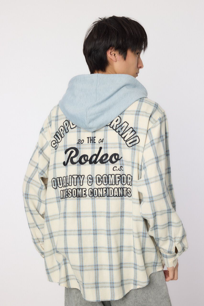RODEO CROWNS「フーデッドチェックシャツ」|シャツ・ブラウス|IVOY3