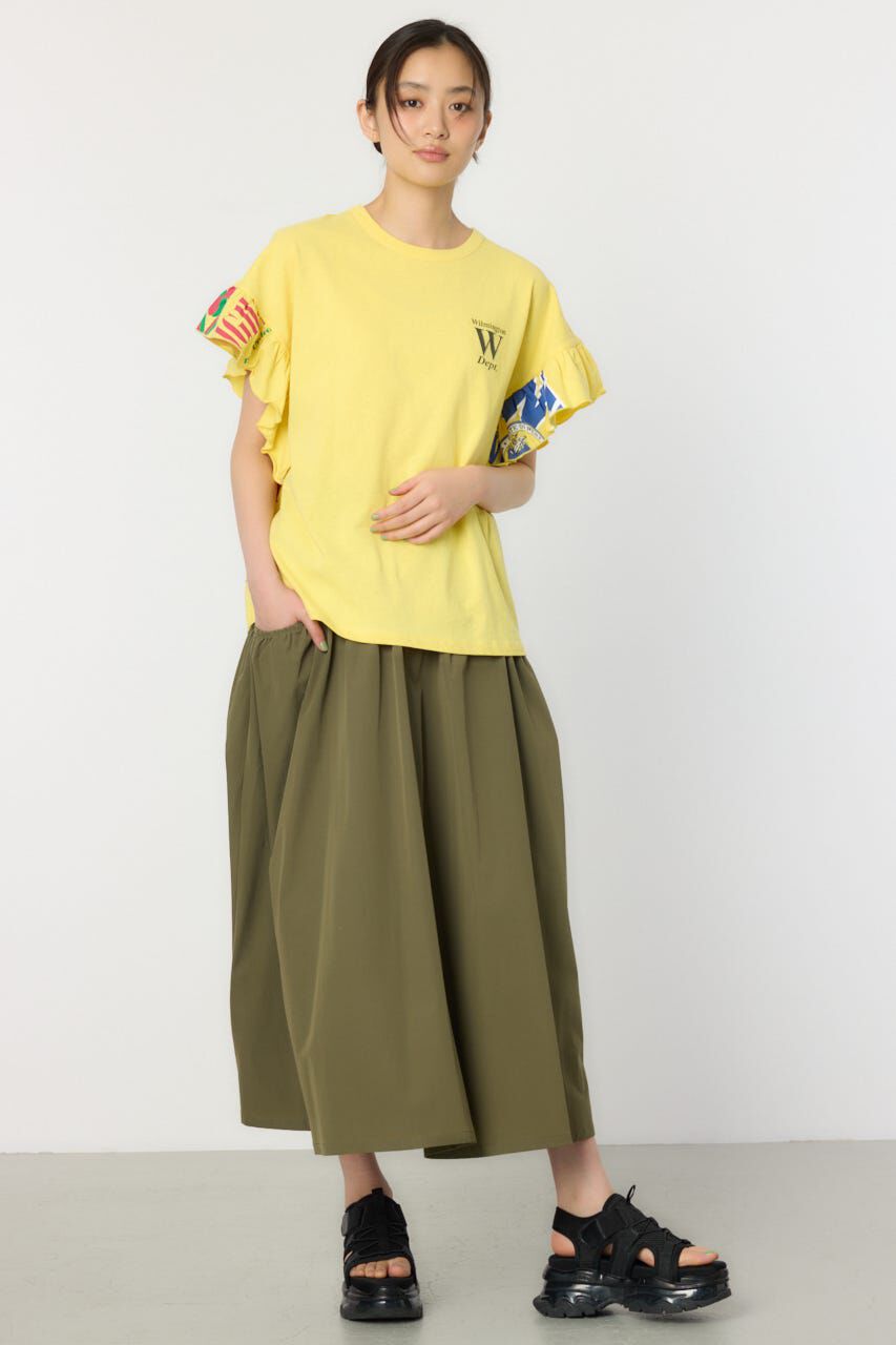 RODEO CROWNS「カスタムリメイクフリルアームトップス」|Tシャツ・カットソー|