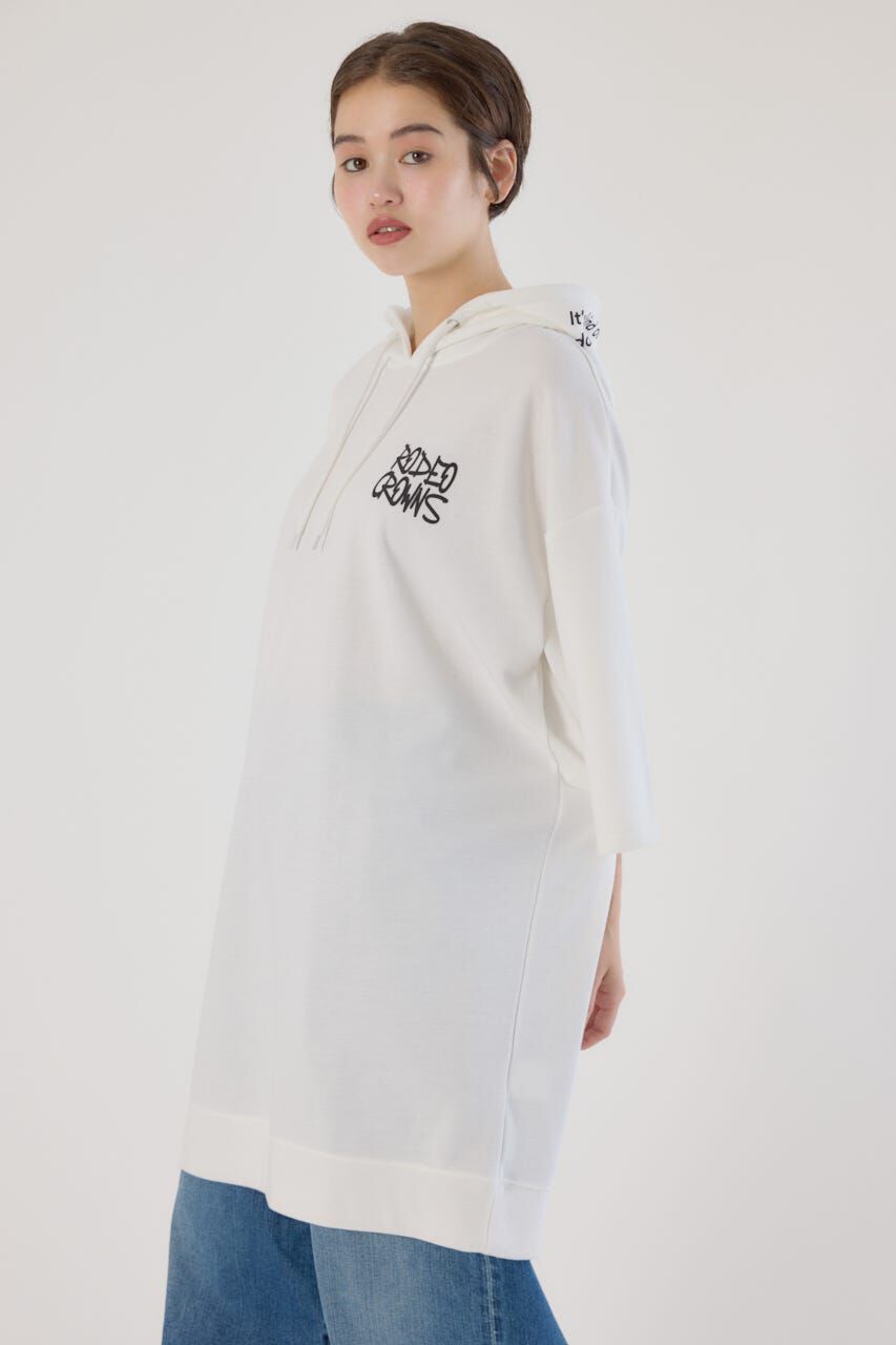 RODEO CROWNS「Right shoulder LOGOパーカーワンピース」|ワンピース|