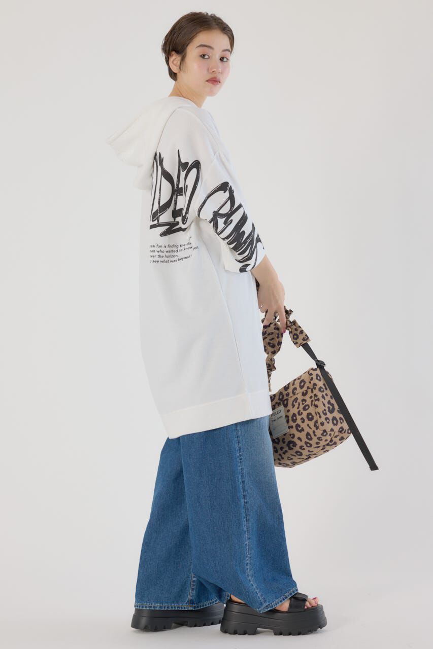 RODEO CROWNS「Right shoulder LOGOパーカーワンピース」|ワンピース|