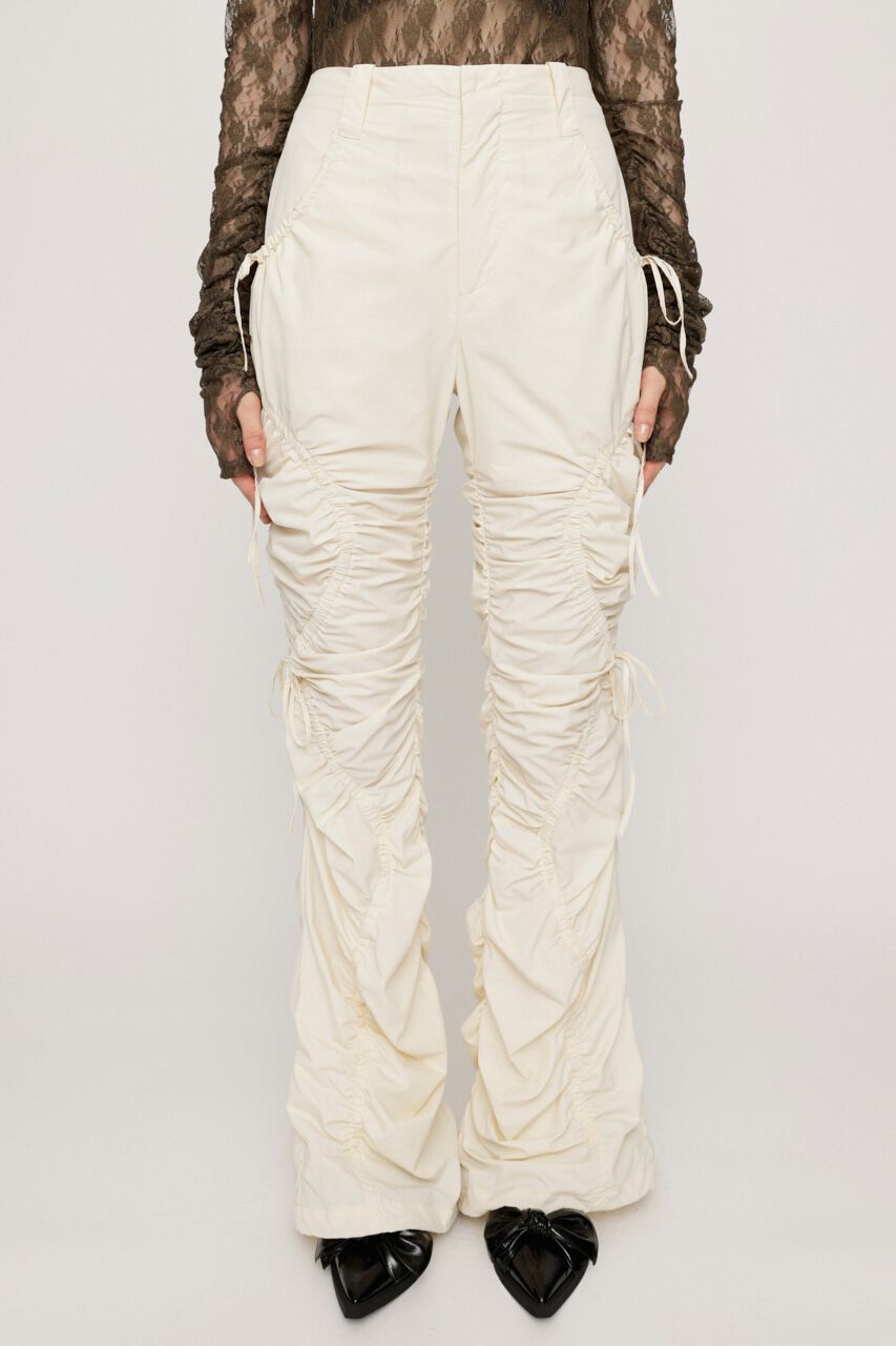 SLY「RIBBON GATHER FLARE パンツ」|その他|