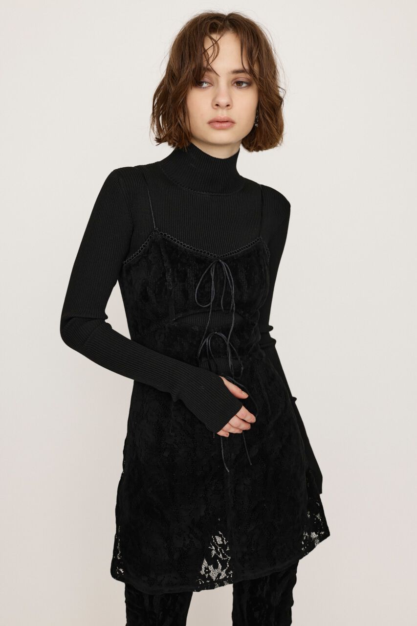 SLY「FROCKY LACE RIBBON トップス」|キャミソール|